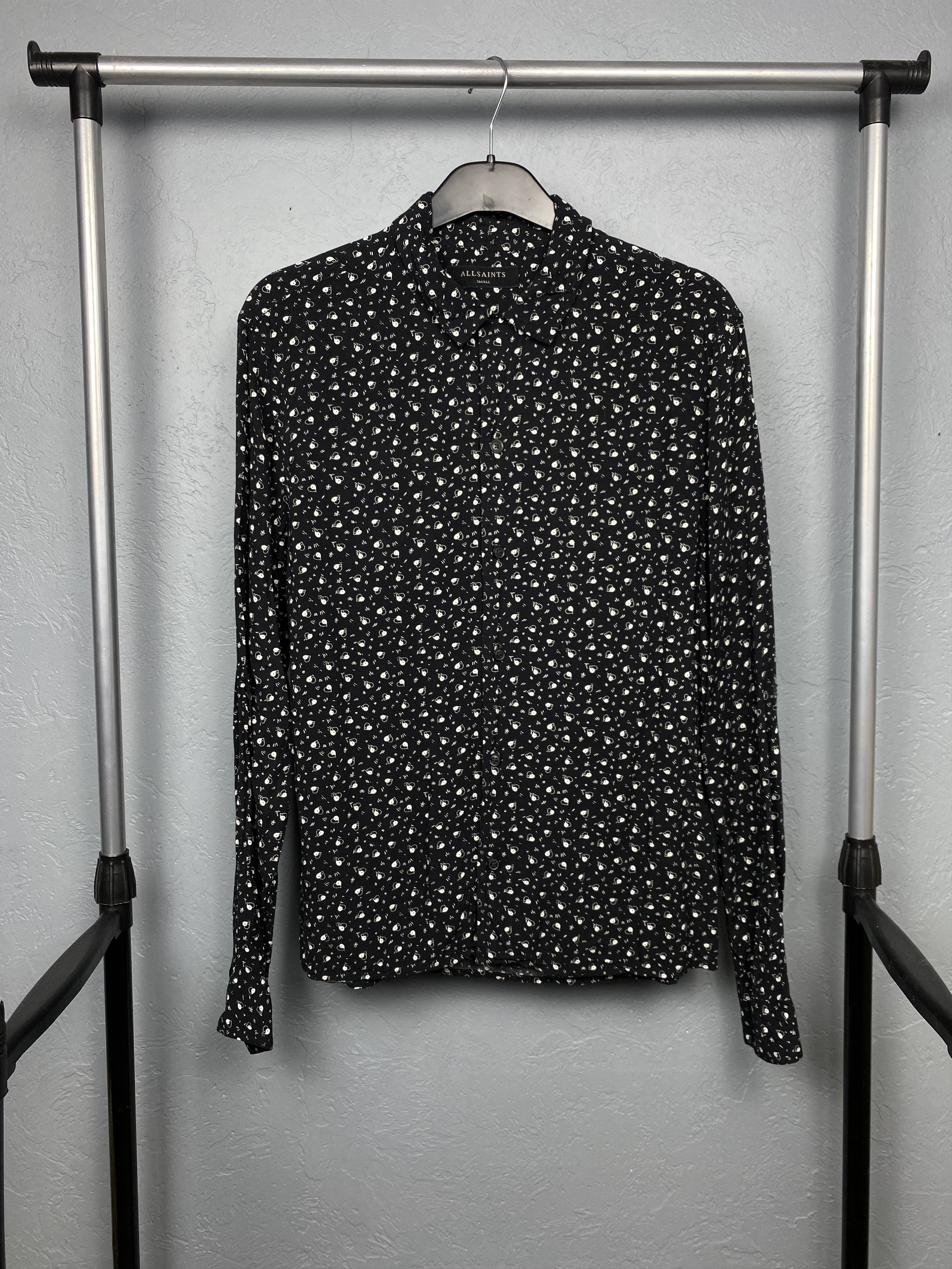 Allsaints Allsaints New Romantic Mens Long Sleeve Shirt Size US S / EU 44-46 / 1 - 1 Thumbnail