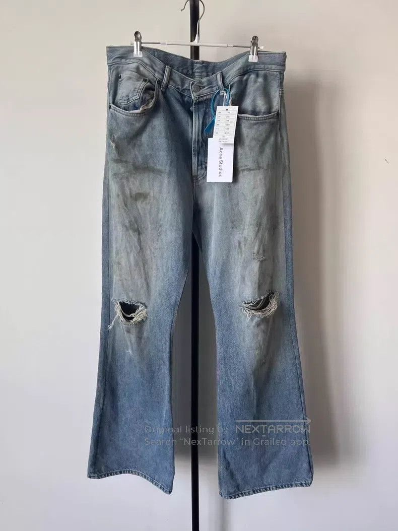 Acne Studios Acne Studios FW23 denim series dirty tie-dye wasteland dis Size US 32 / EU 48 - 1 Thumbnail