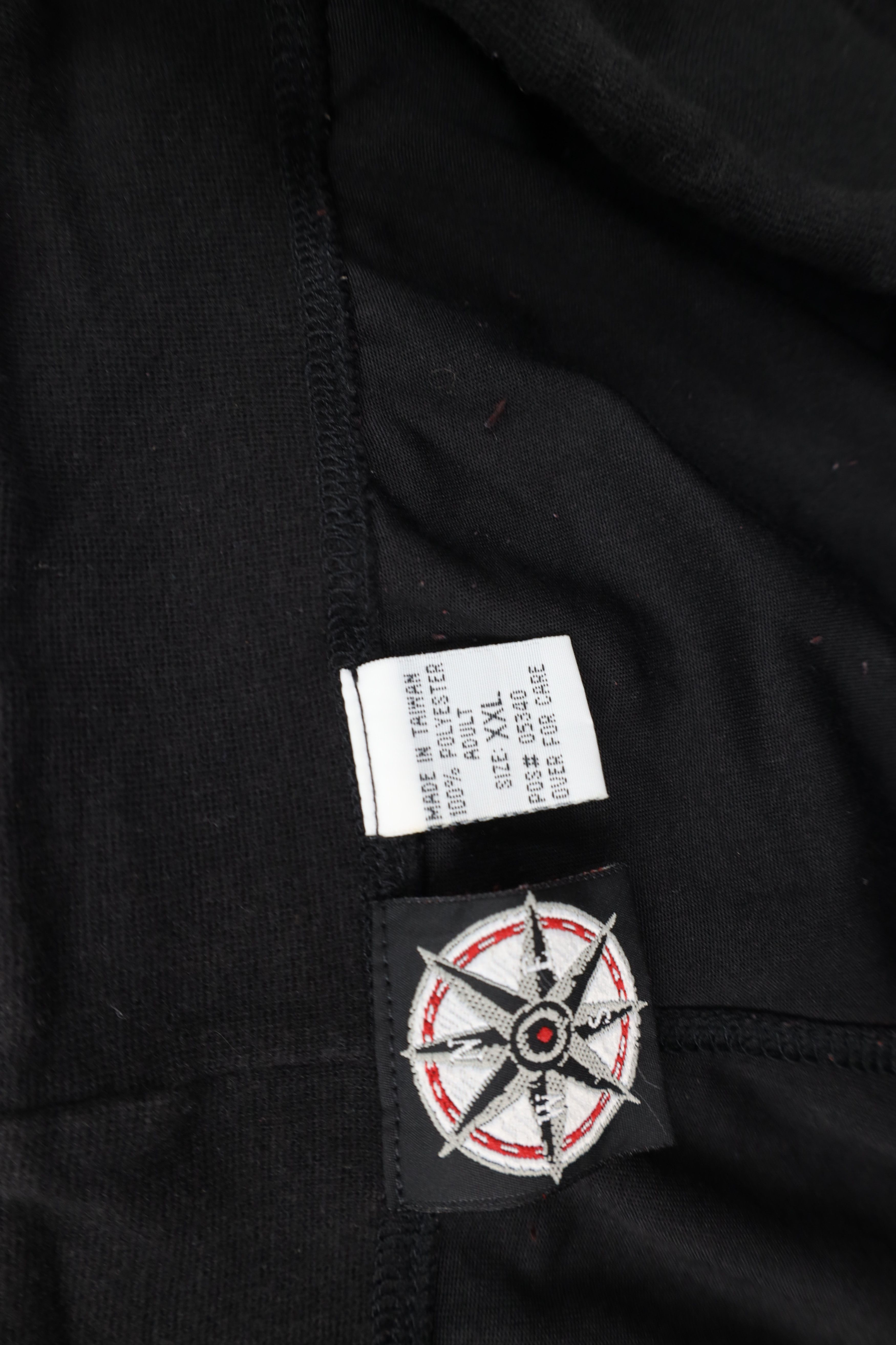Marlboro Vintage 90s Marlboro Compass Fleece Joggers Pants Black Size US 40 / EU 56 - 7 Thumbnail