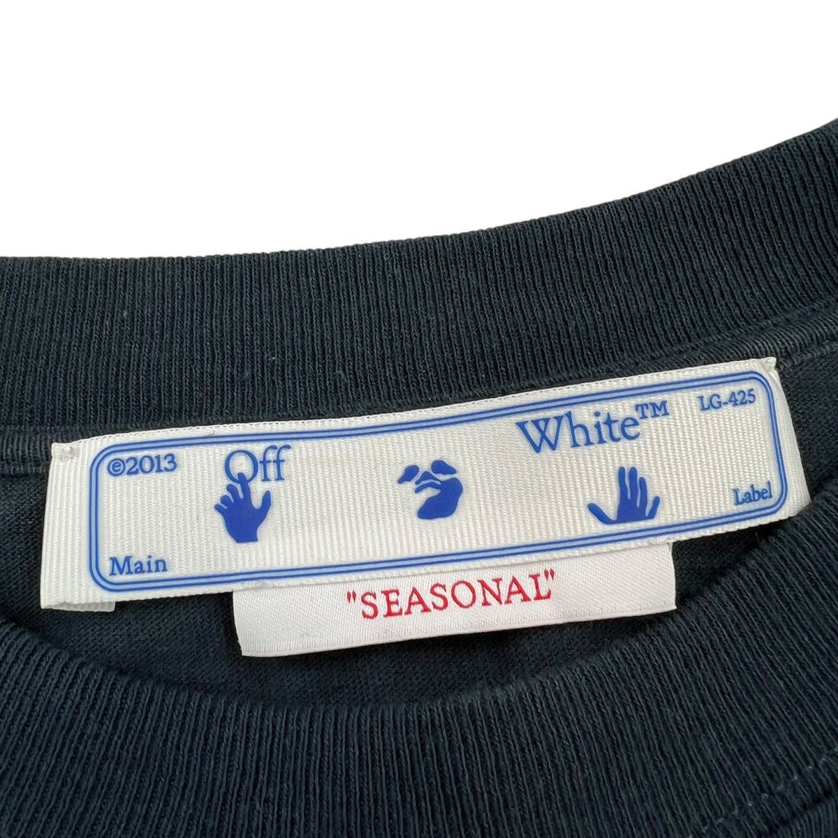 Off-White Off-White Outfit Came From Italy Navy T Shirt Size US M / EU 48-50 / 2 - 4 Thumbnail
