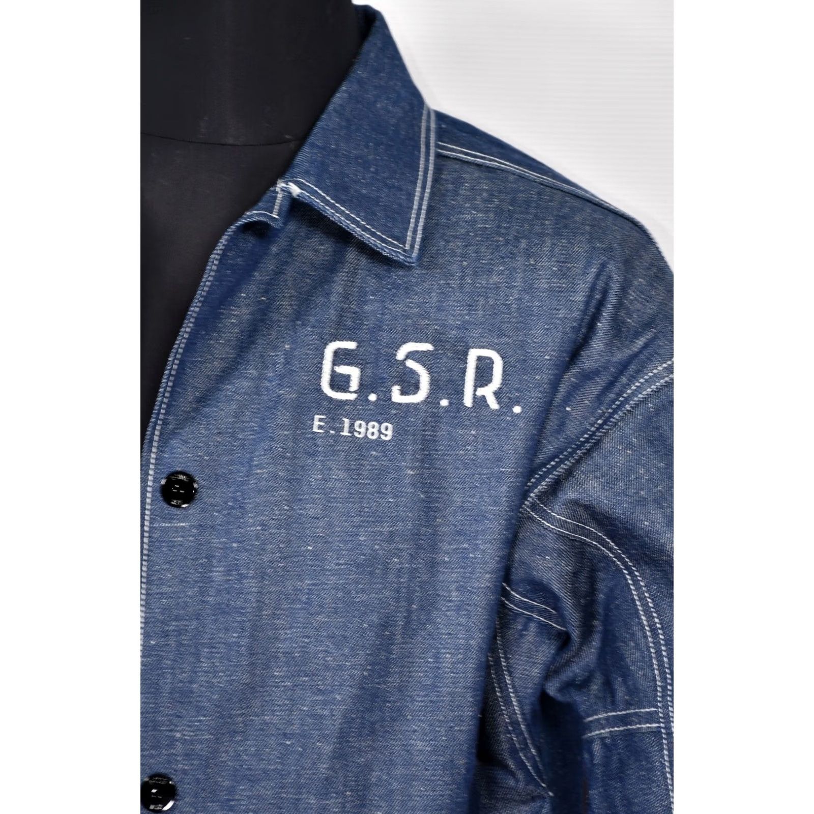 G-Star G-Star RAW E COACH DENIM JKT Melfort Denim Size M Nylon? 100% Cotton? No. Size US M / EU 48-50 / 2 - 6 Thumbnail