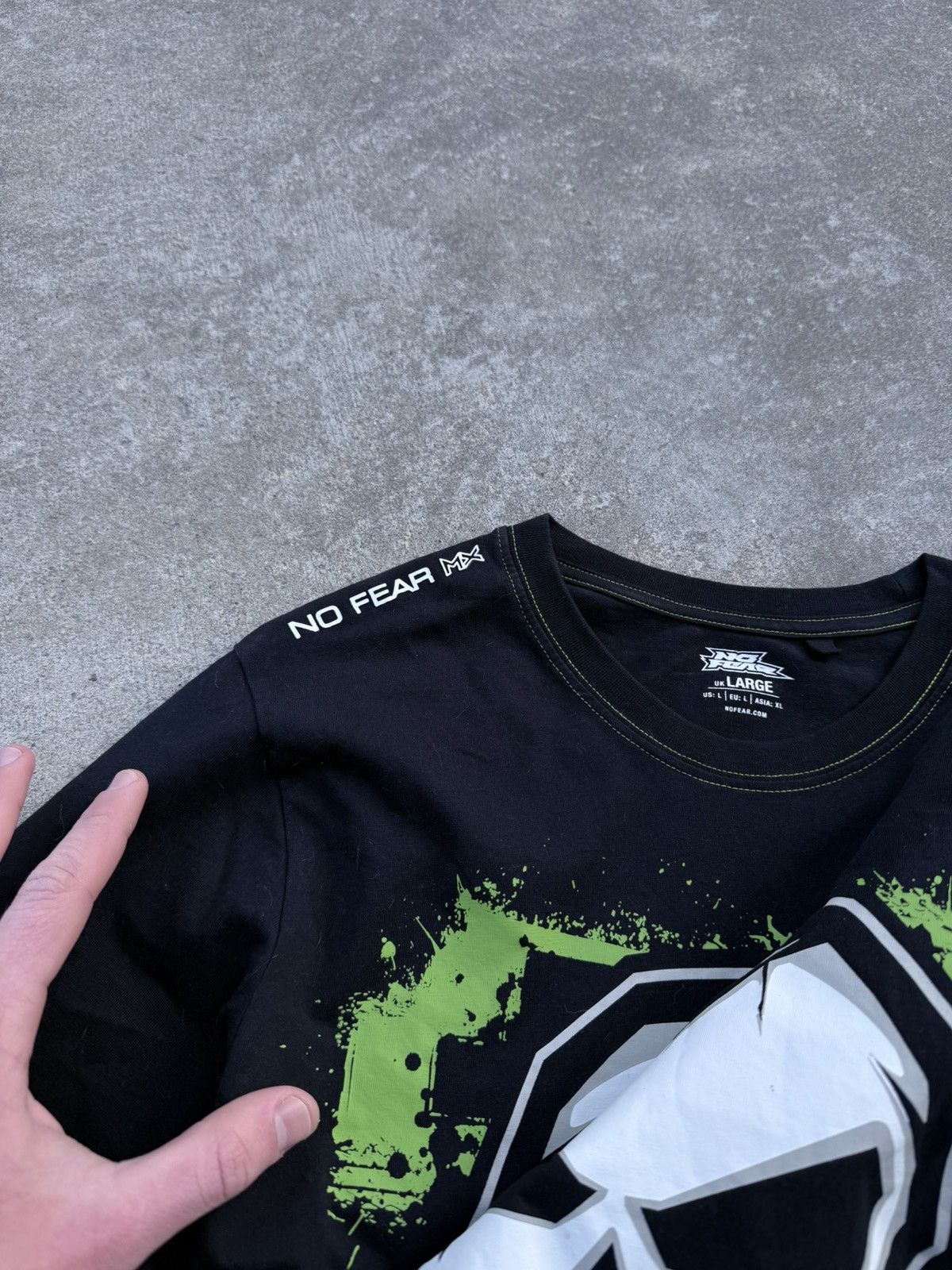 No Fear Vintage No Fear Y2K avantgarde streetwear rare t-shirt Size US L / EU 52-54 / 3 - 7 Thumbnail