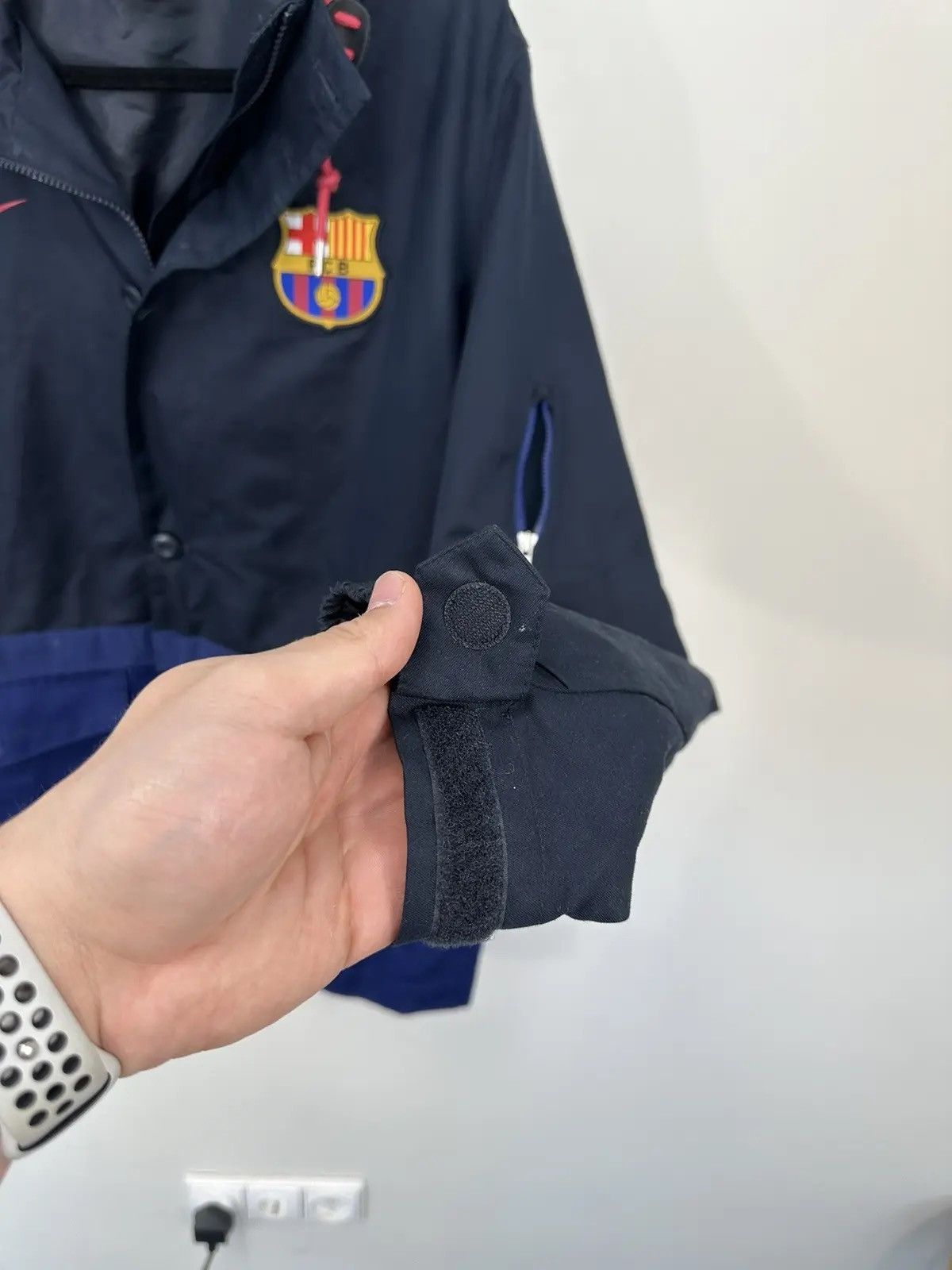 Nike × Vintage Vintage Nike Barcelona 2015-16 Saturday Rare Soccer Jacket Size US M / EU 48-50 / 2 - 8 Thumbnail
