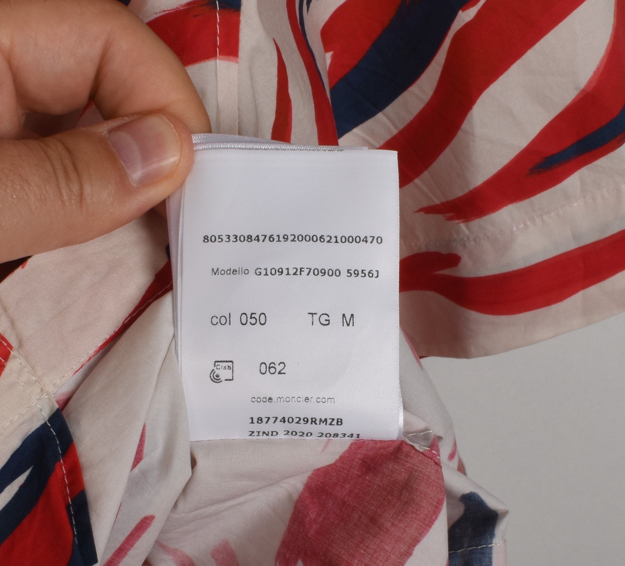 Moncler Moncler Men Shirt Shorts Sleeve Summer Size M, S1485 Size US M / EU 48-50 / 2 - 8 Thumbnail