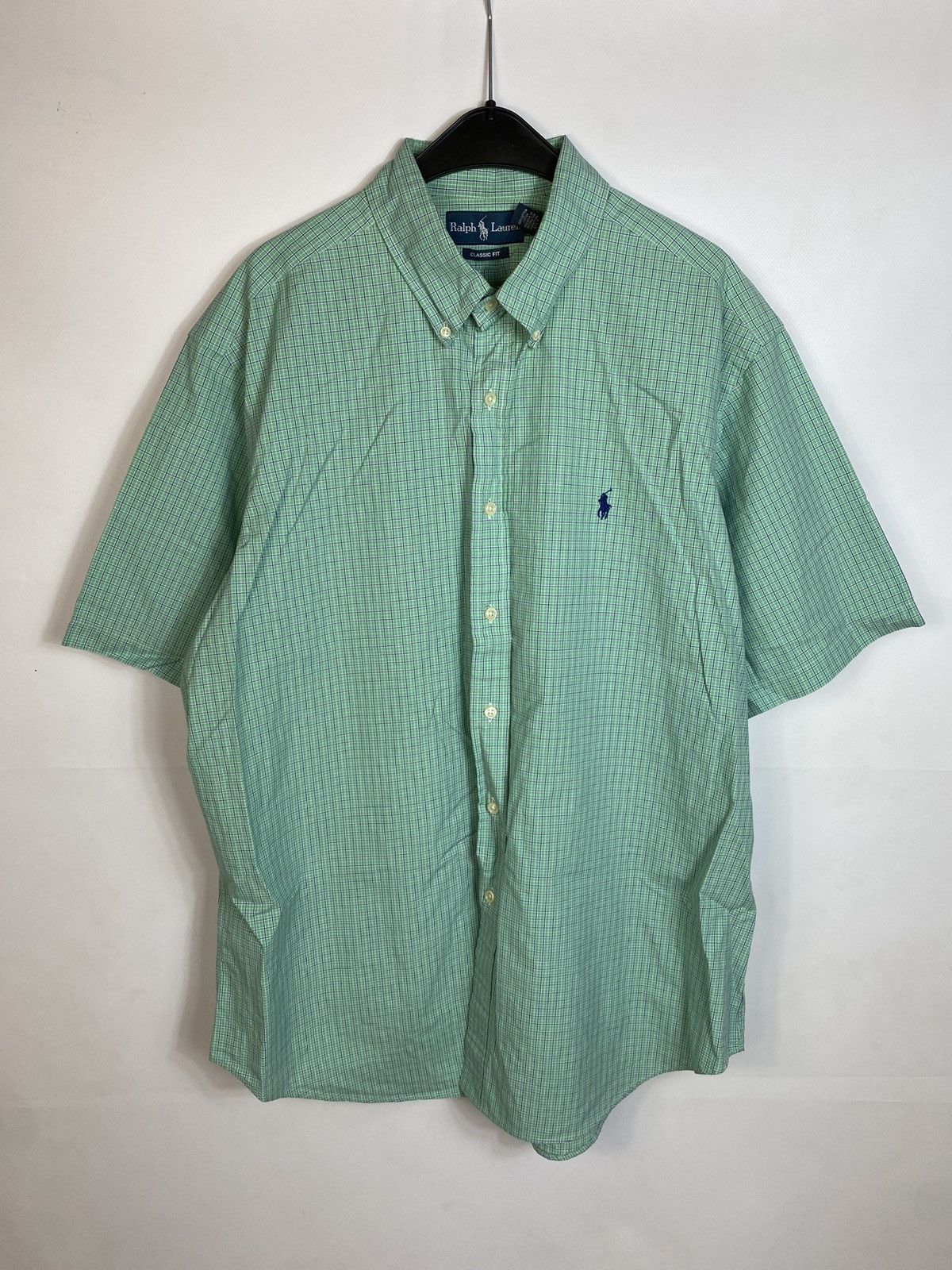 Ralph Lauren Ralph Lauren Polo vintage shirt 90s green emerald Size US XL / EU 56 / 4 - 1 Thumbnail