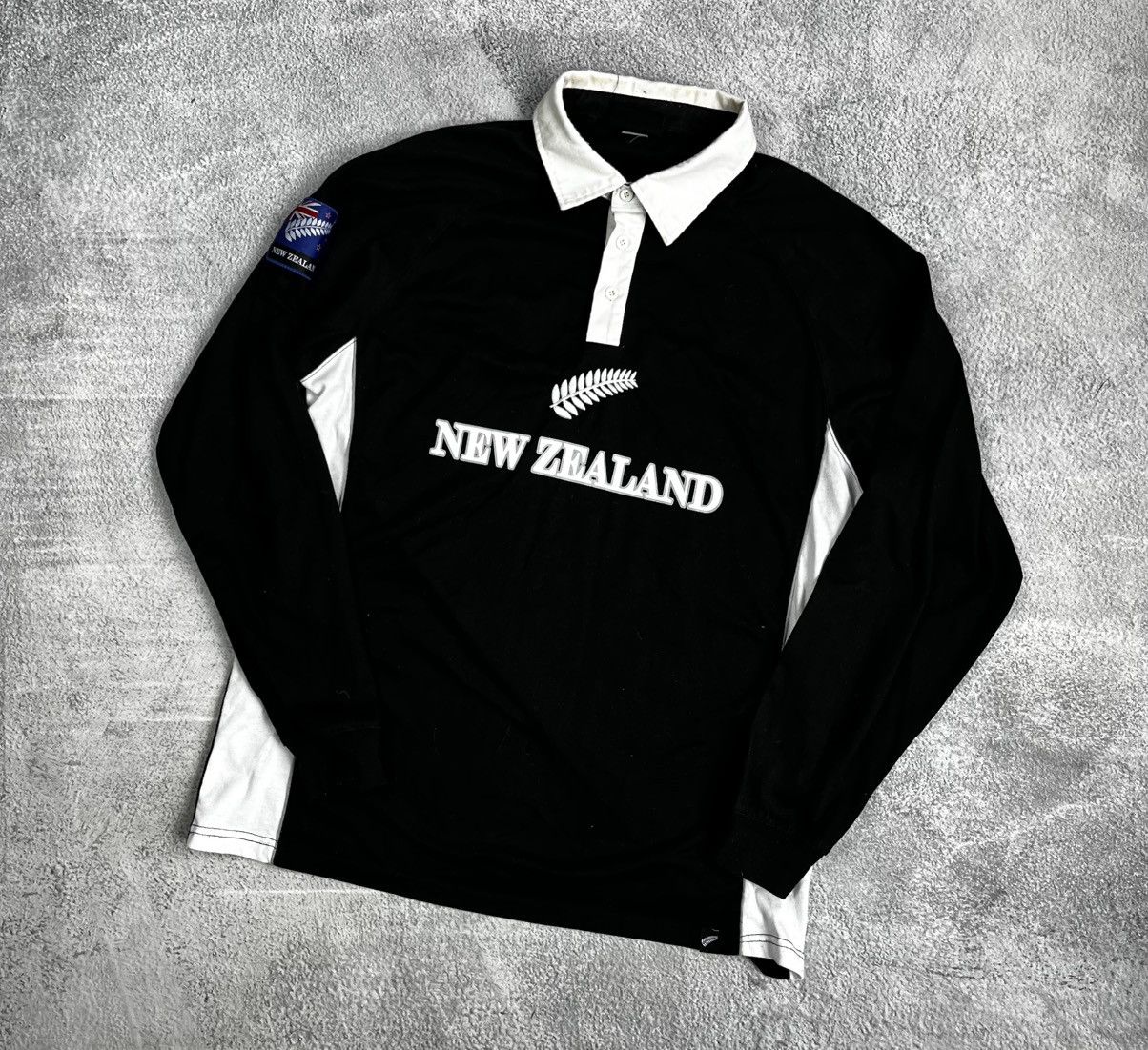 Rugby Ralph Lauren ALL BLACKS OF NEW ZEALAND 2003 RUGBY JERSEY LONGSLEEVE Size US XL / EU 56 / 4 - 1 Thumbnail