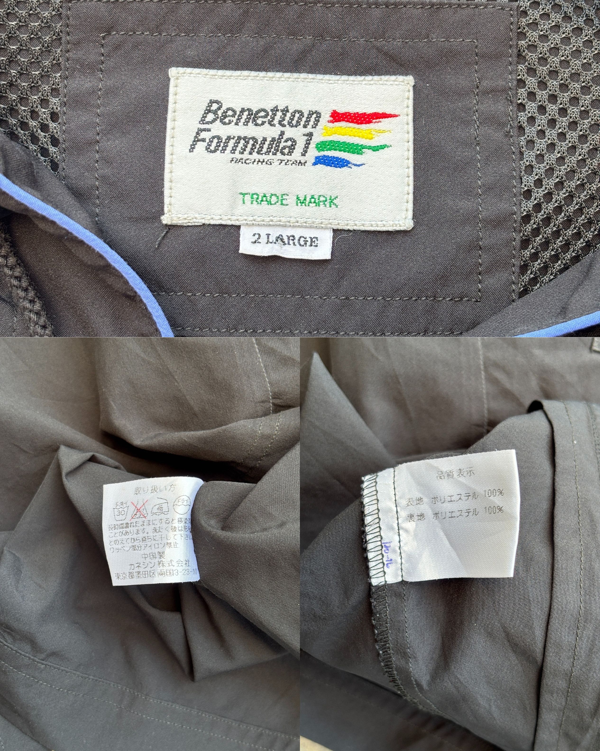Benetton Benetton Formula 1 Racing Team Rare Vintage Hoodie Jacket Size US L / EU 52-54 / 3 - 5 Thumbnail