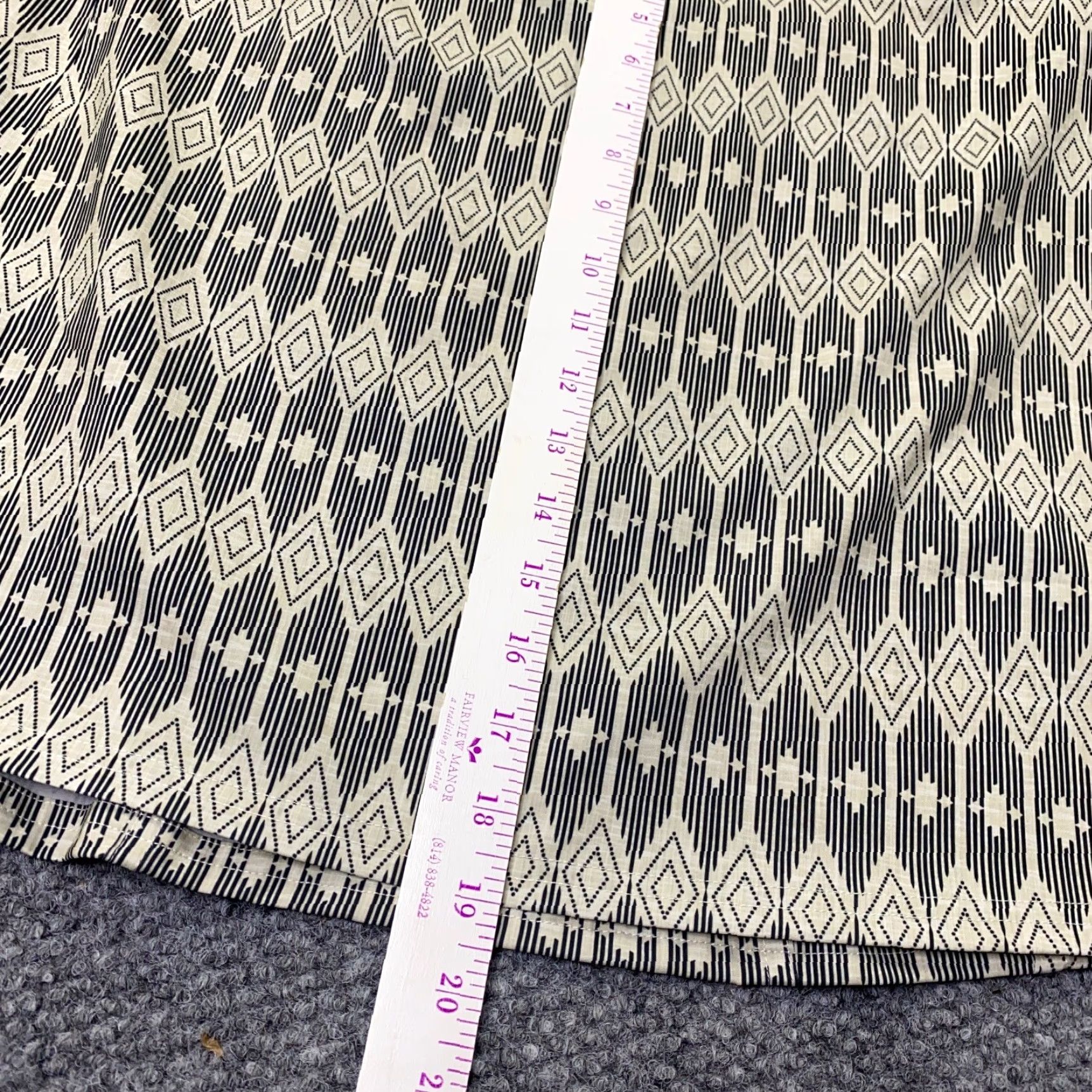 Vintage VINTAGE RipSkirt Hawaii Womens Wrap Skirt Medium Westend Black & Tan Geometric Pattern Geometric Size 32" / US 10 / IT 46 - 4 Thumbnail