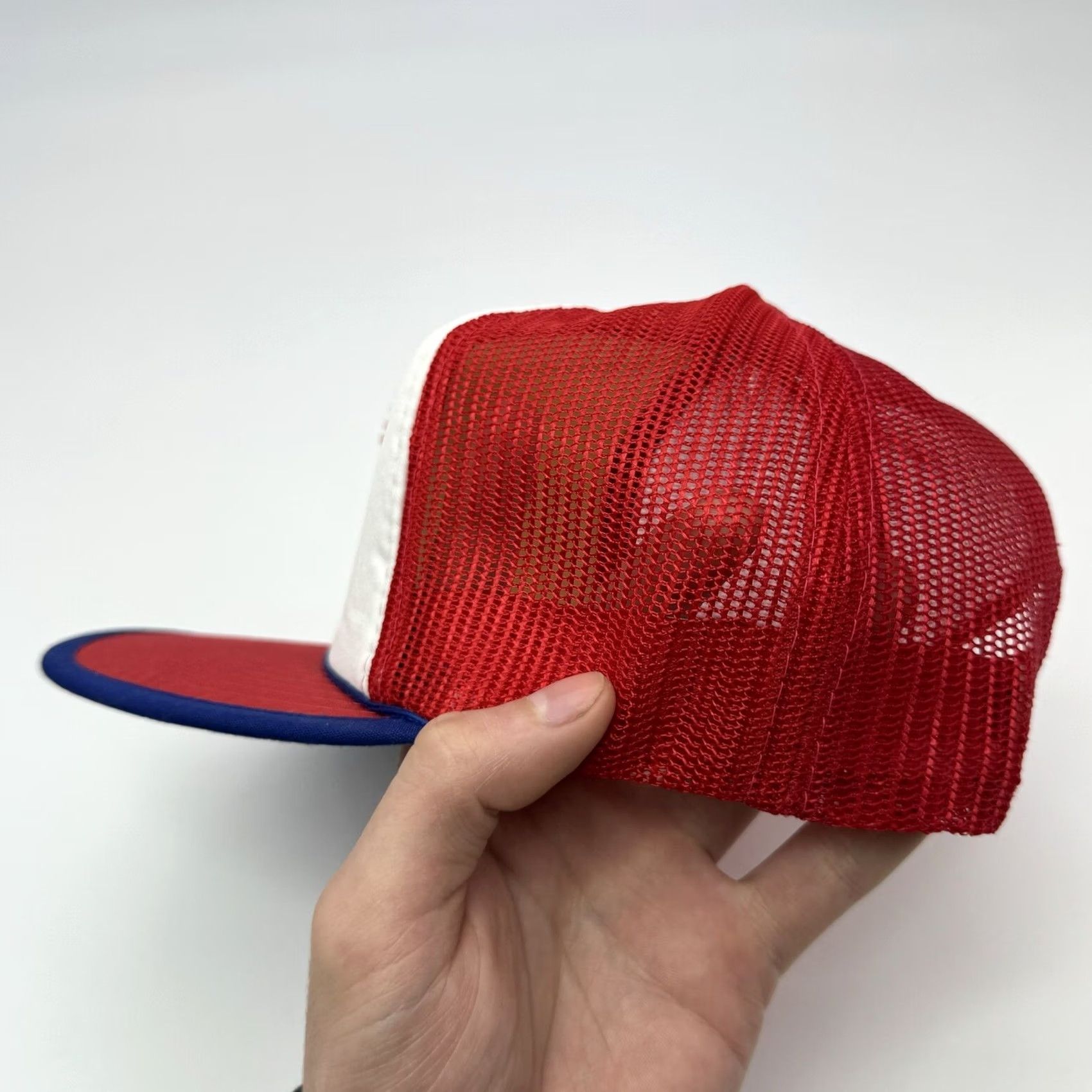 Vintage VINTAGE McDONALDS OLYMPICS RINGS EMBROIDERED RED WHITE BLUE TRUCKER HAT CAP NOS 1984 Mens Size ONE SIZE - 5 Thumbnail