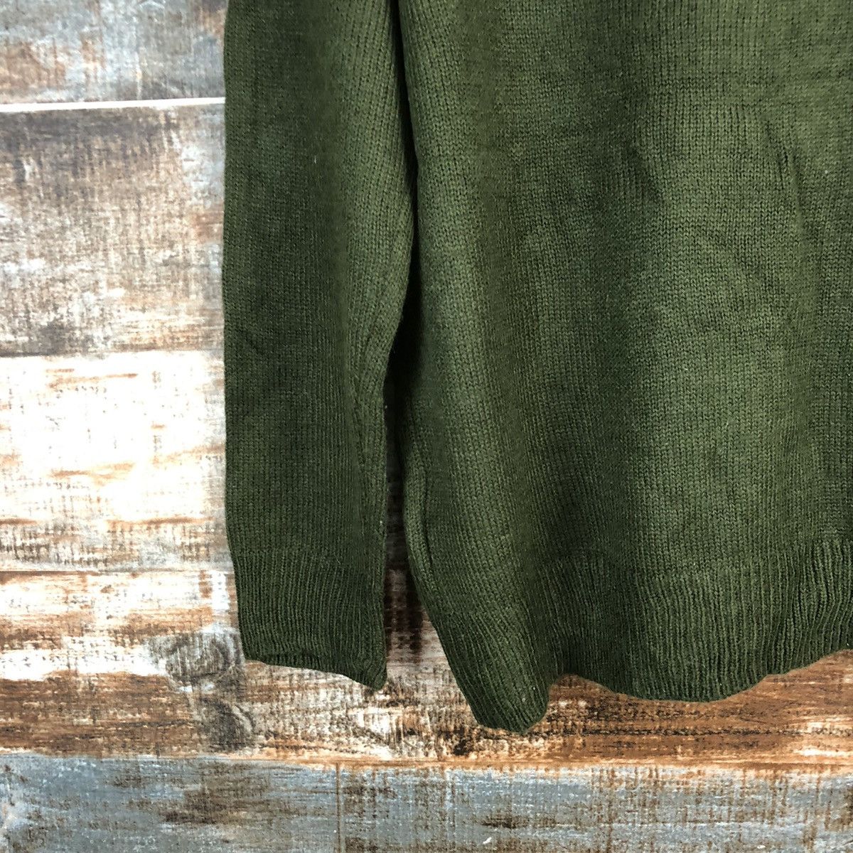 Homespun Knitwear × Japanese Brand Earth Music & Econology D.Green Knitwear #A2334 Size S / US 4 / IT 40 - 16 Thumbnail