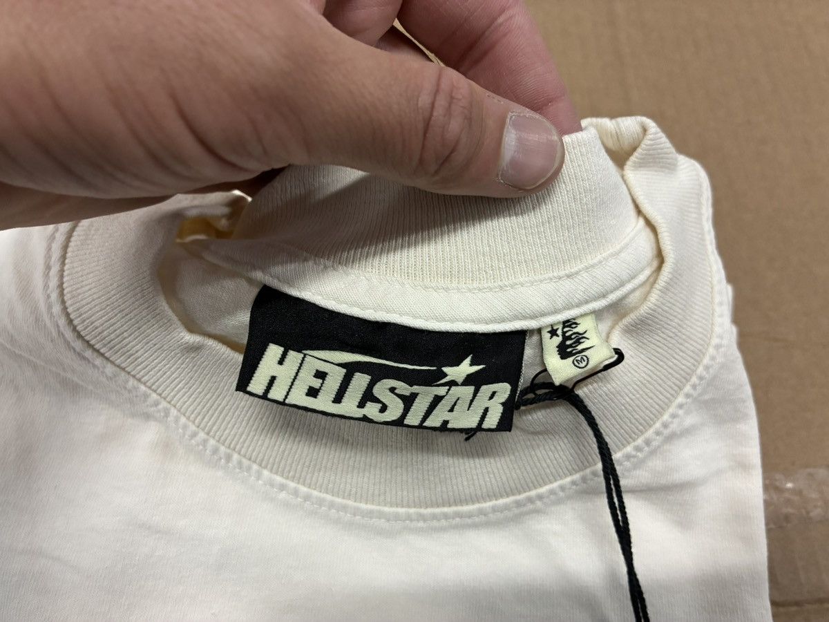 Hellstar classic tee t-shirt white size medium NEW