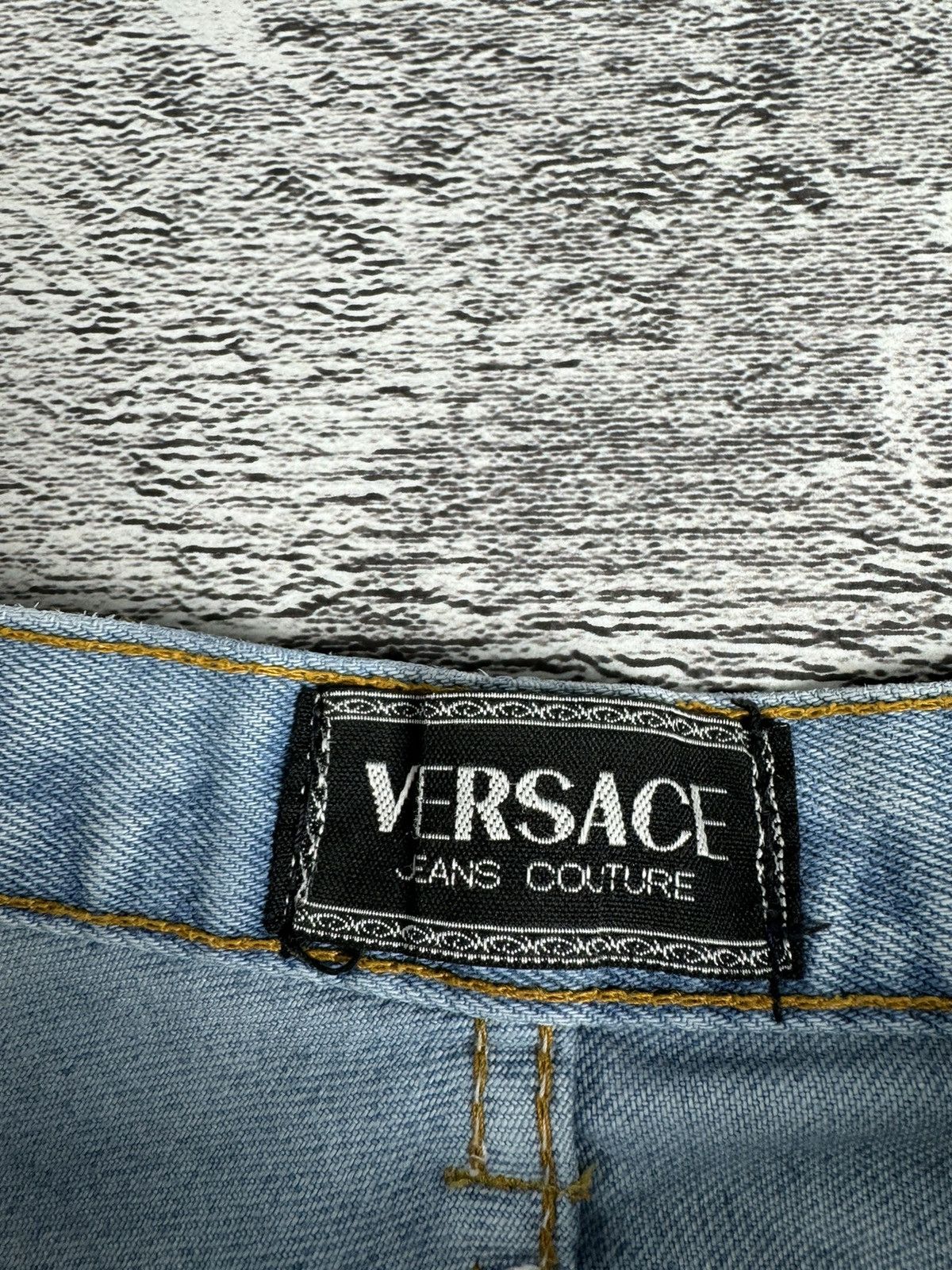 Versace Jeans Couture Vintage Versace Couture Tie Dye Denim Jeans Trousers Bottoms Size US 34 / EU 50 - 19 Thumbnail