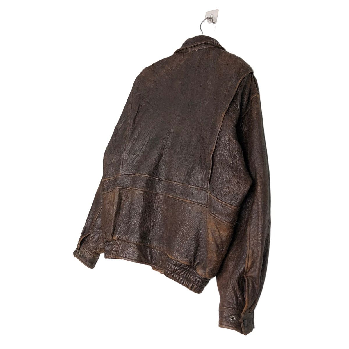 Genuine Leather 🔥VINTAGE FLY LEATHER JACKET YARD SELECTION ISSEY MIYAKE Size US M / EU 48-50 / 2 - 10 Thumbnail