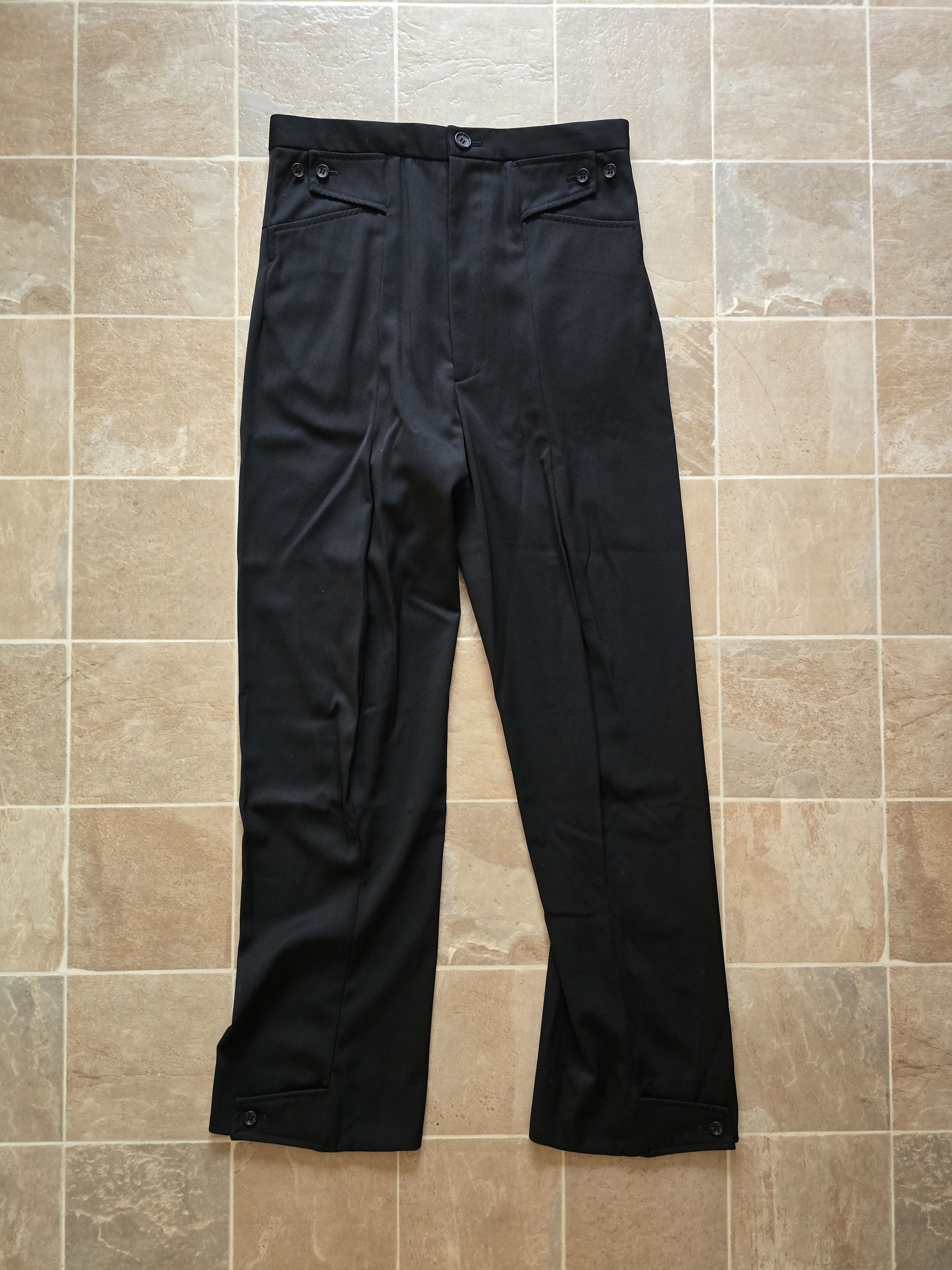 KOZABURO Kozaburo AW23 Suiting Wool Z Trousers Size US 32 / EU 48 - 1 Thumbnail