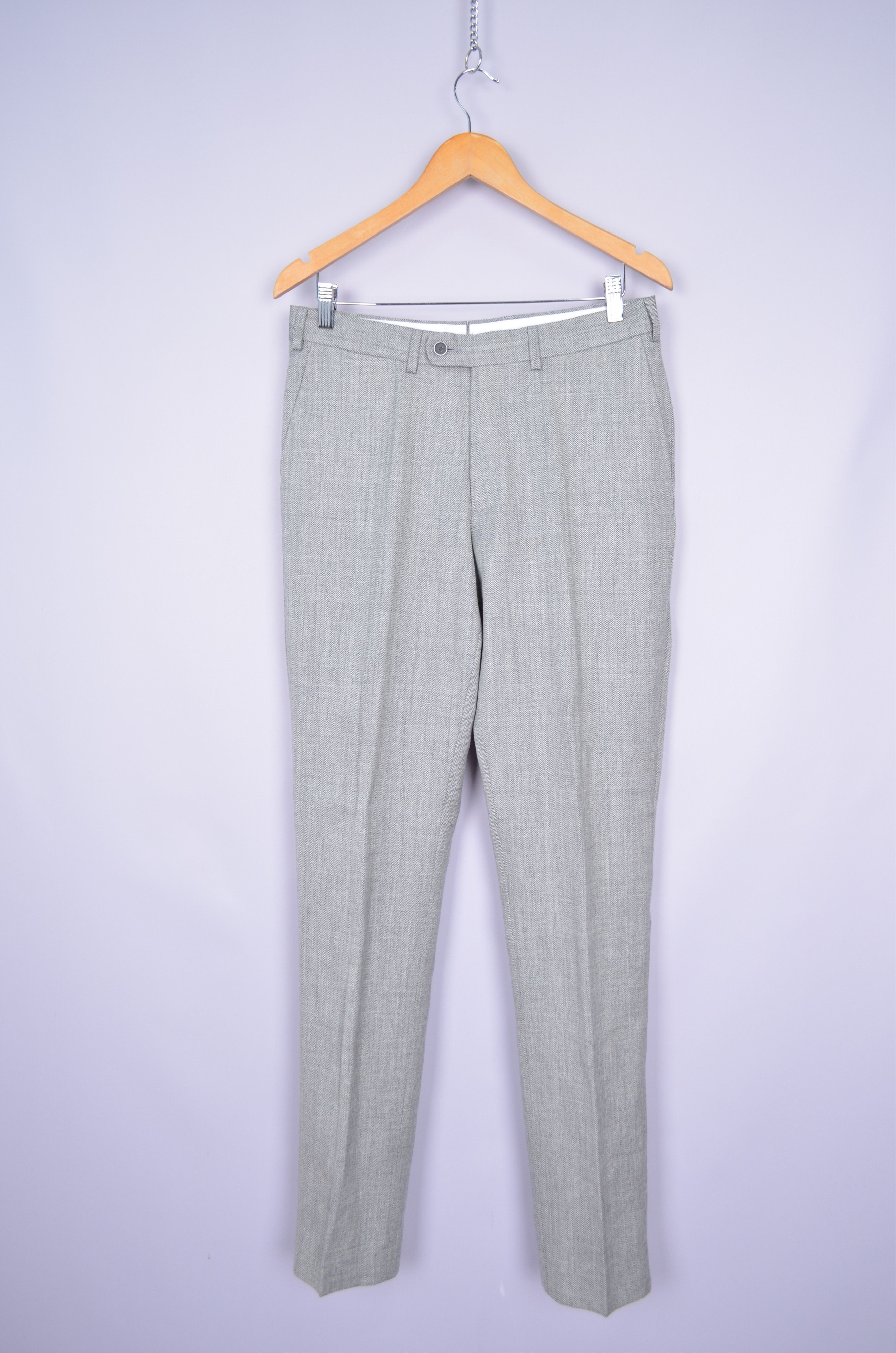 Suitsupply SUITSUPPLY Lazio Ethomas Wool Silk Linen Suit Grey US36 Size 36R - 17 Thumbnail