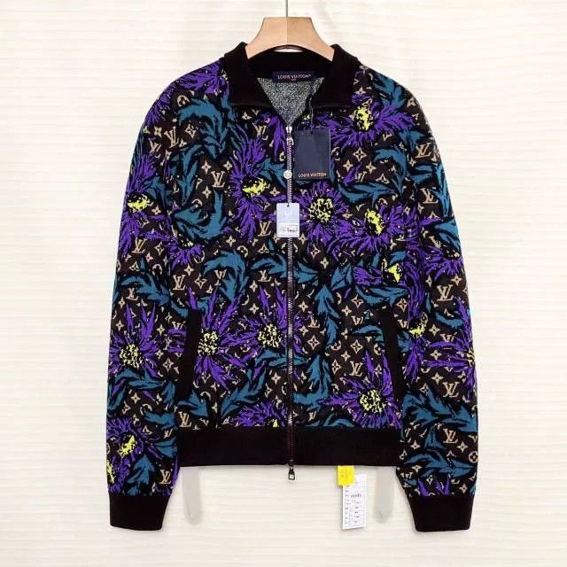 Louis Vuitton Louis Vuitton SS23 Floral Zip Jacket Men's Size US XL / EU 56 / 4 - 1 Thumbnail