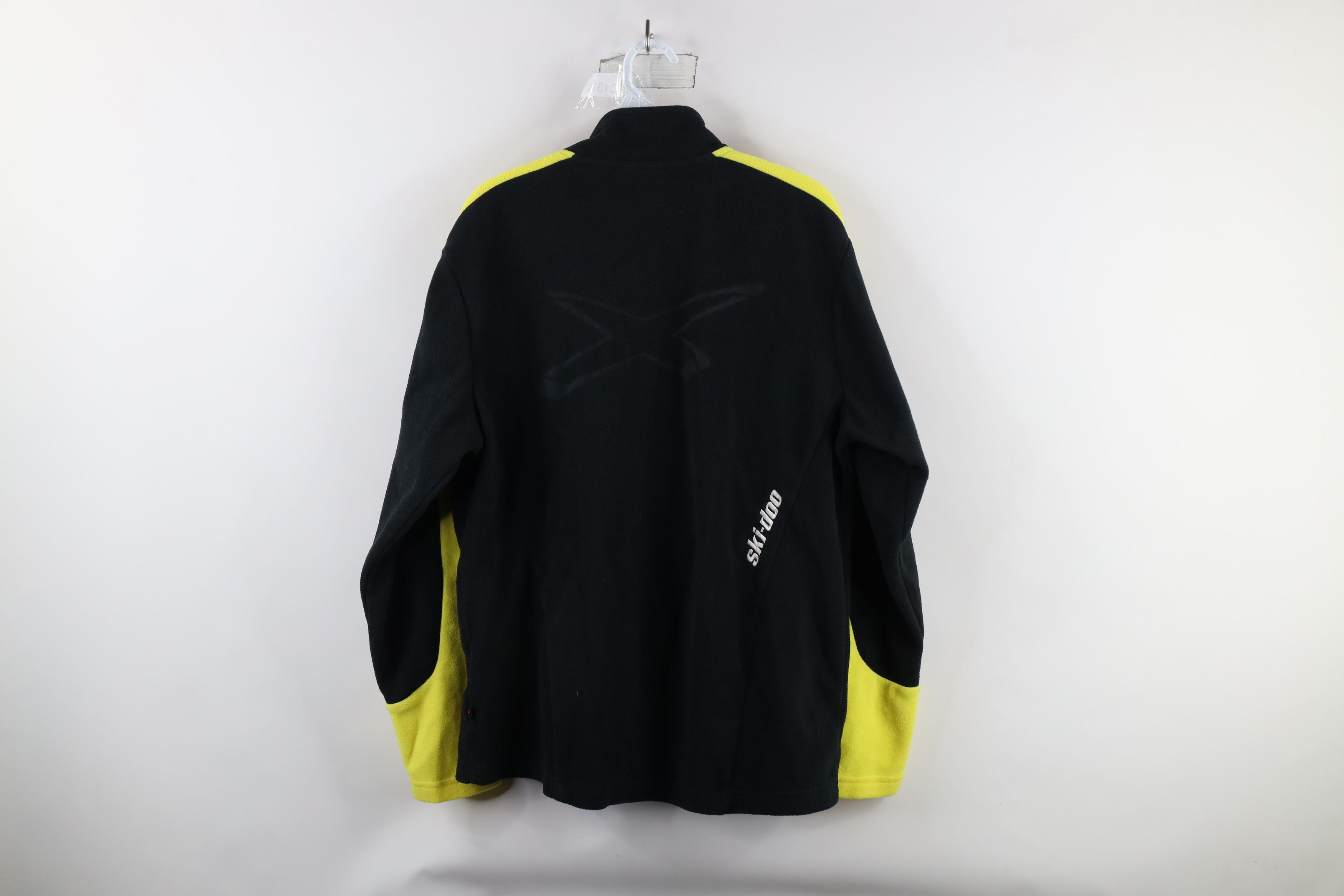 Ski-Doo × Vintage Vintage Ski Doo BRP Snowmobile Racing Fleece Jacket Black Size US M / EU 48-50 / 2 - 12 Thumbnail