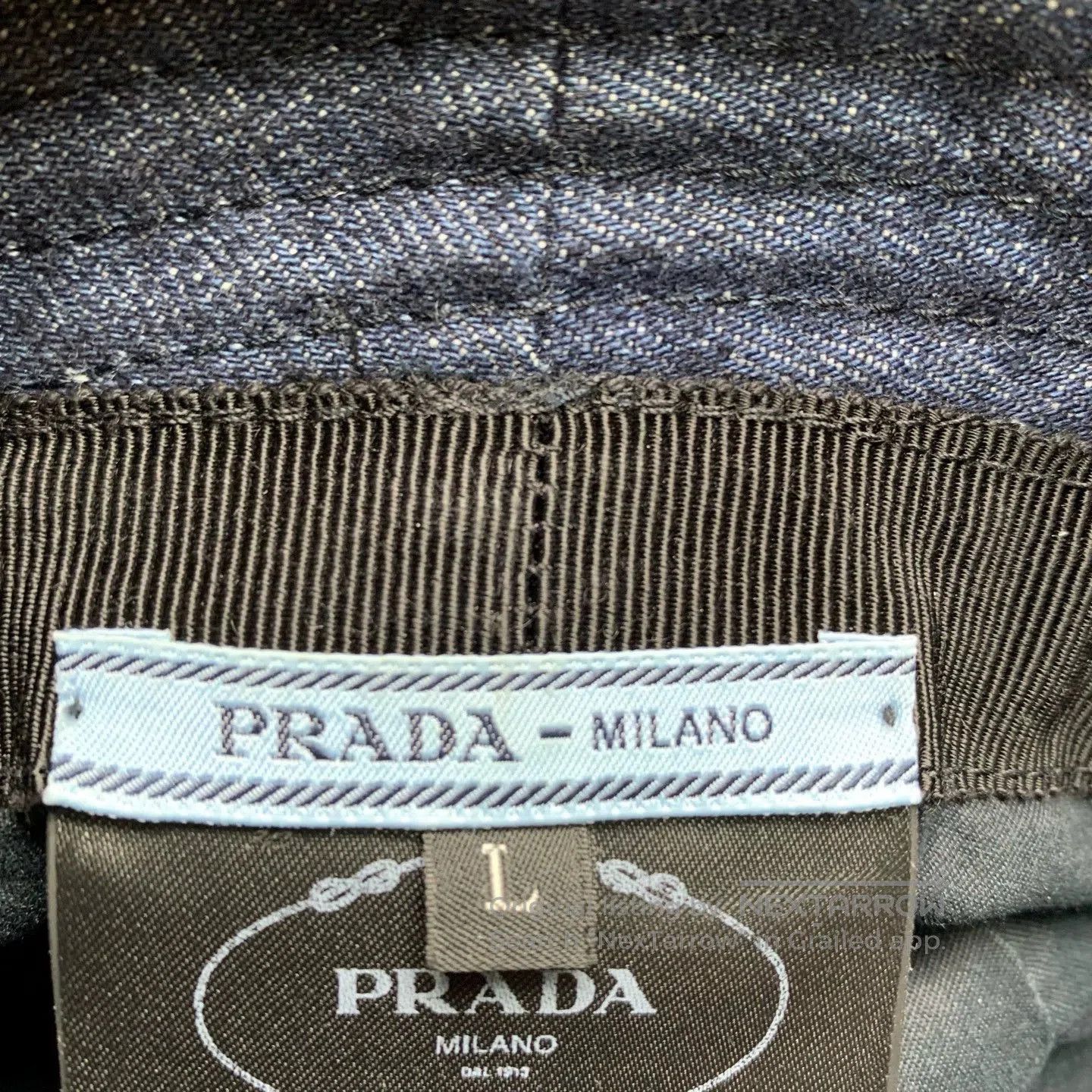 Prada Prada Blue Denim Bucket Hat. Size ONE SIZE - 6 Thumbnail