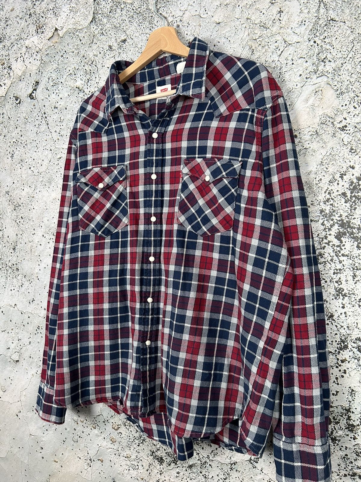 Levi's Vintage Levi’s Checkered Overshirt Timber Streetwear Size US XXL / EU 58 / 5 - 2 Thumbnail