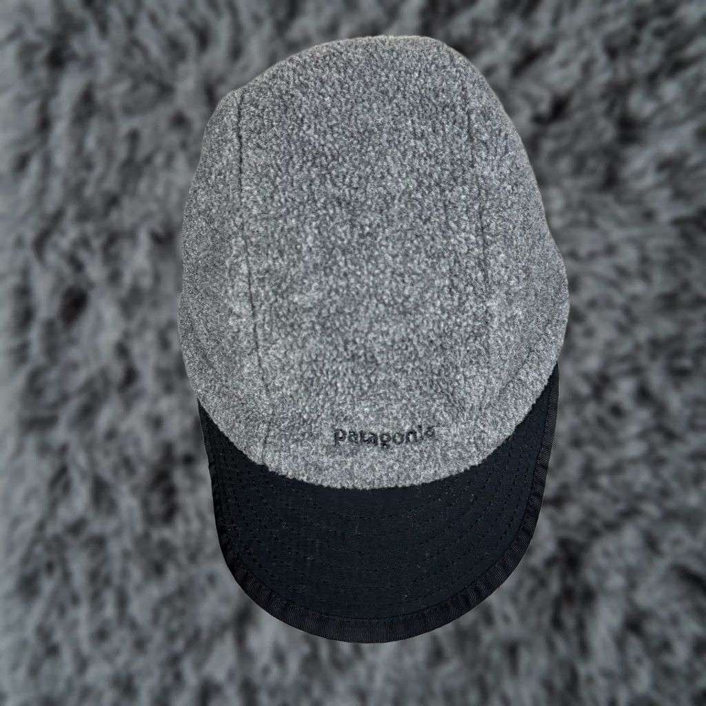 Patagonia VINTAGE Patagonia 5 Panel Hat Neck Flap Duckbill Cap Gray L Men USA 90s Outdoor Size ONE SIZE - 1 Thumbnail