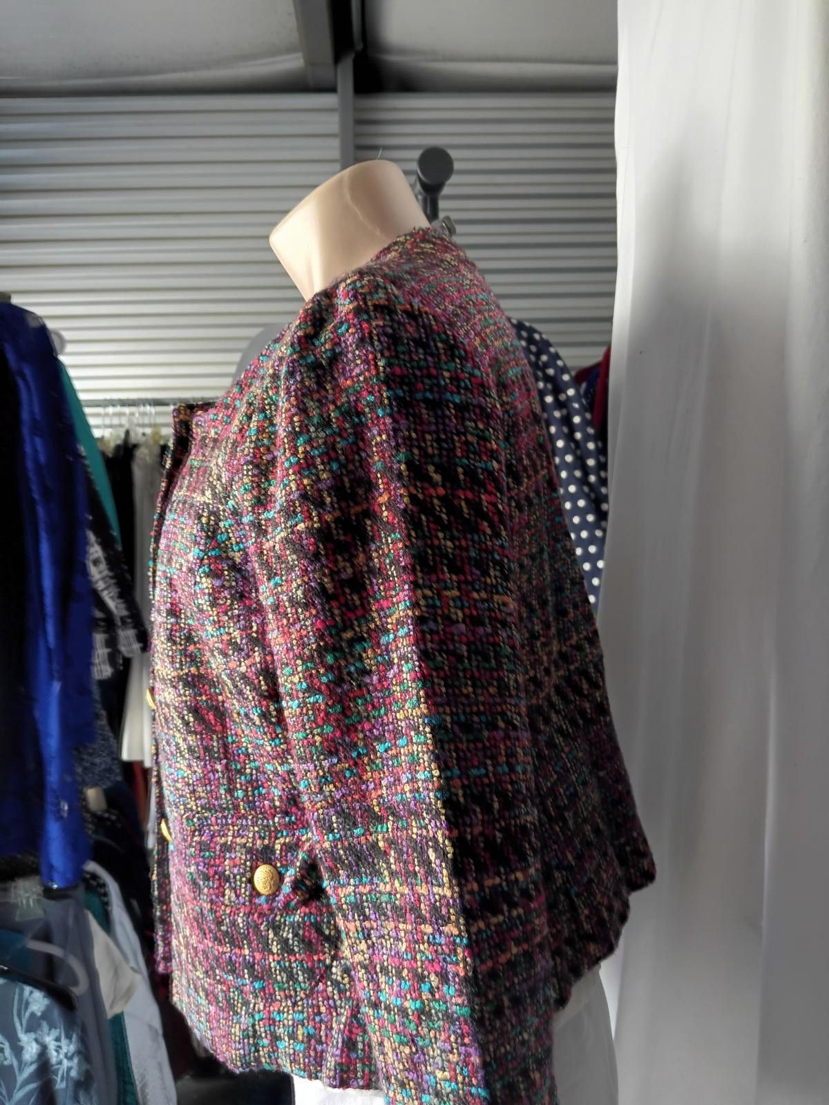 Sandro Sandro Women's Colorful Tweed Jacket Size M / US 6-8 / IT 42-44 - 2 Thumbnail