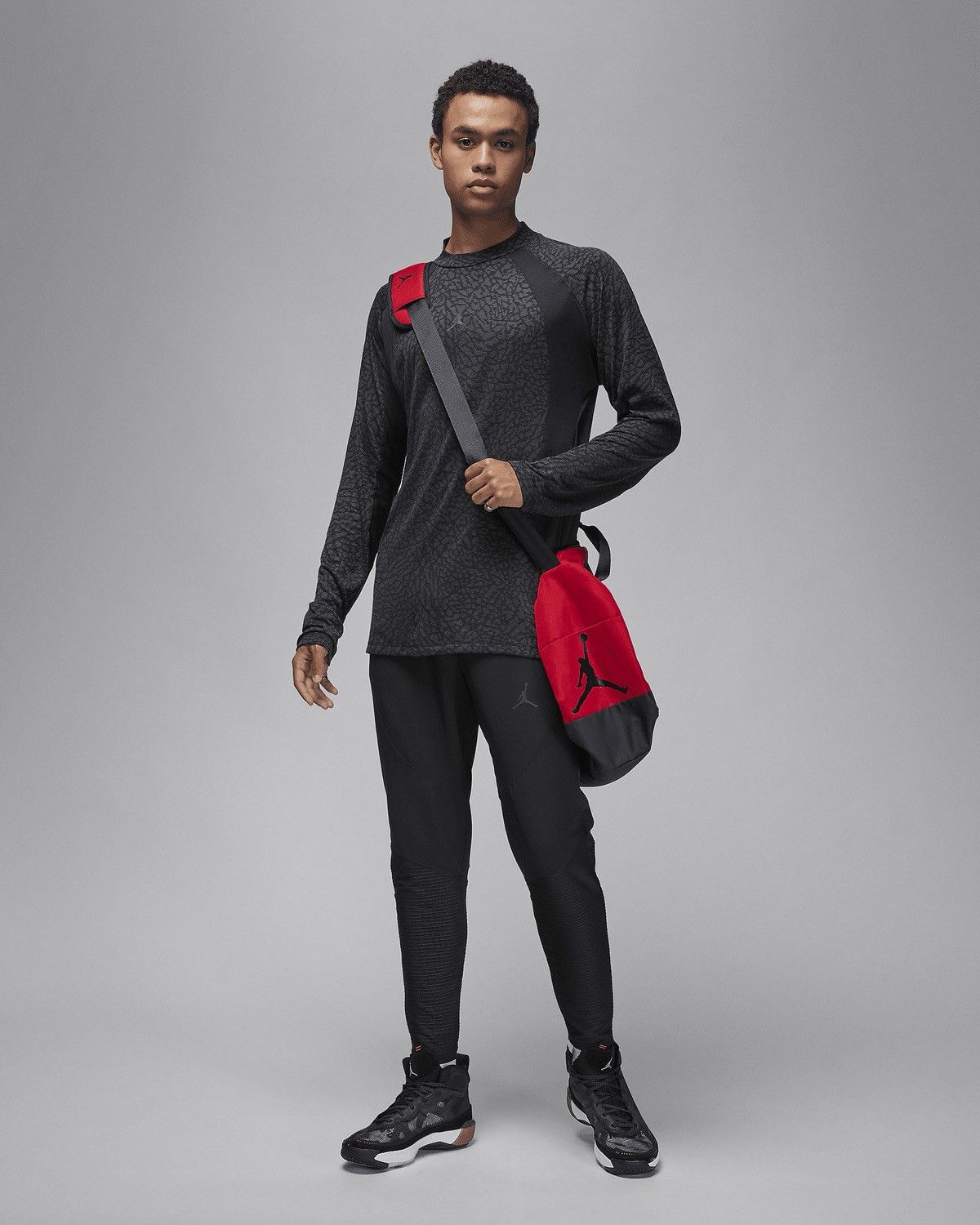 Jordan Brand Nike Air Jordan Dri-FIT ADV Long Sleeve Elephant Print Black Size US M / EU 48-50 / 2 - 5 Thumbnail