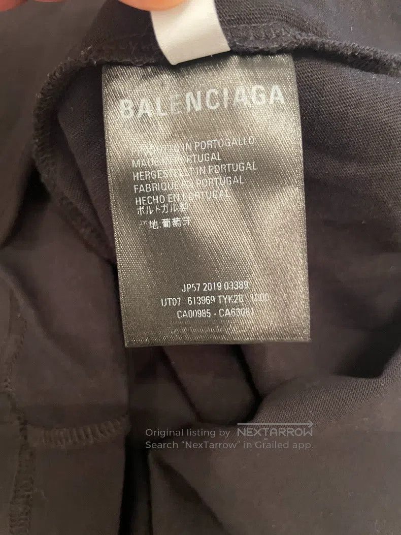Balenciaga Balenciaga Short sleeve with small letter logo on chest Size US M / EU 48-50 / 2 - 5 Thumbnail