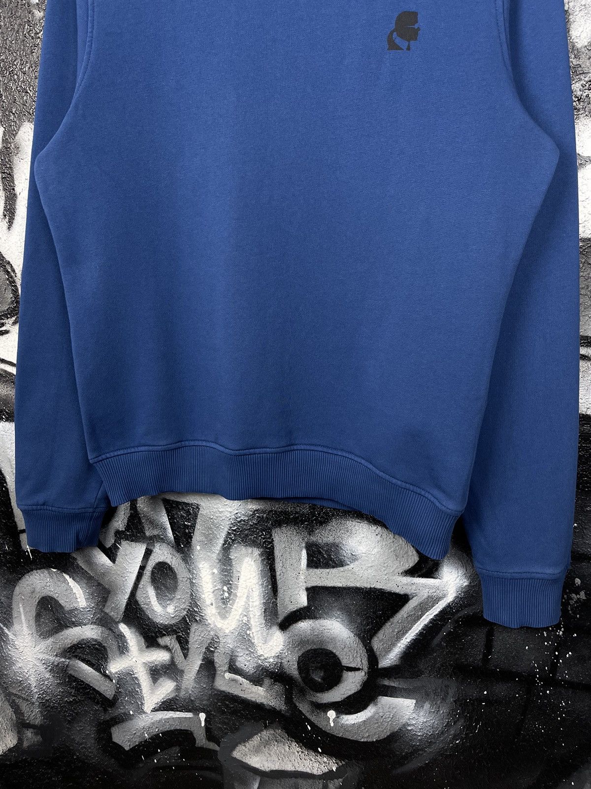 Karl Lagerfeld Karl Lagerfeld Blue Cotton Sweatshirt Men’s Size Small Size US S / EU 44-46 / 1 - 4 Thumbnail