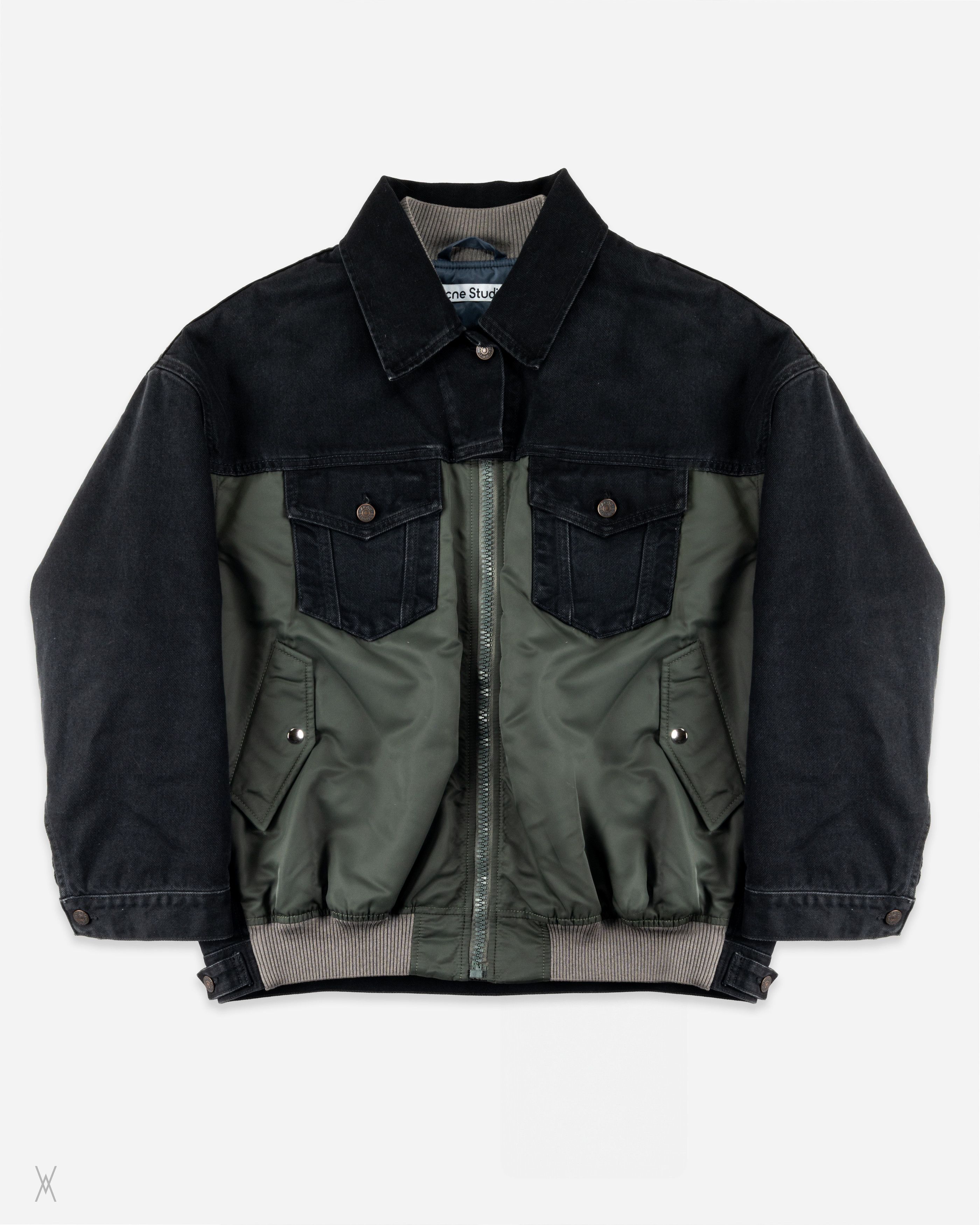 Acne Studios Hybrid Bomber Denim Jacket