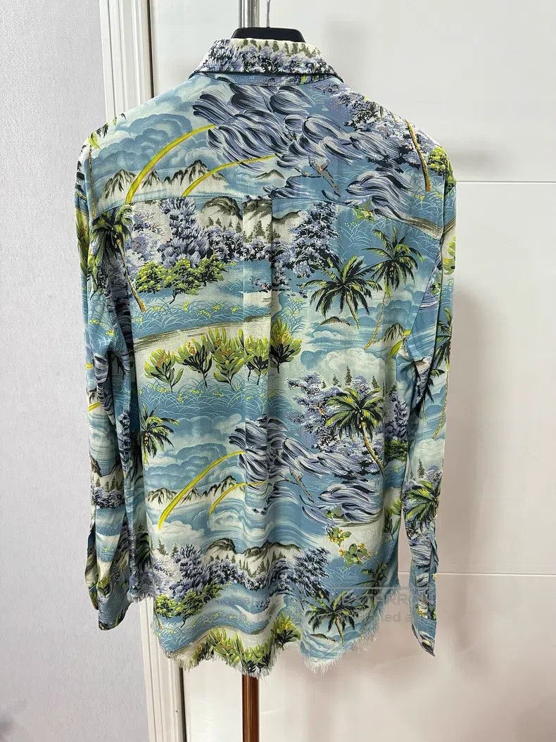 Saint Laurent Paris Saint Laurent Paris Wave Shirt Size XS / US 0-2 / IT 36-38 - 2 Thumbnail