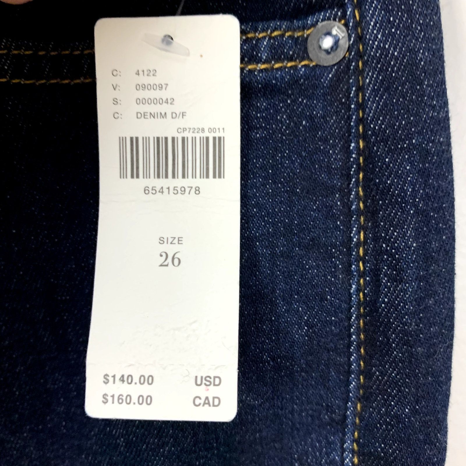 Anthropologie NWT Anthropologie Pilcro The Split Straight Jeans 26 Size 26" / US 2 / IT 38 - 7 Thumbnail