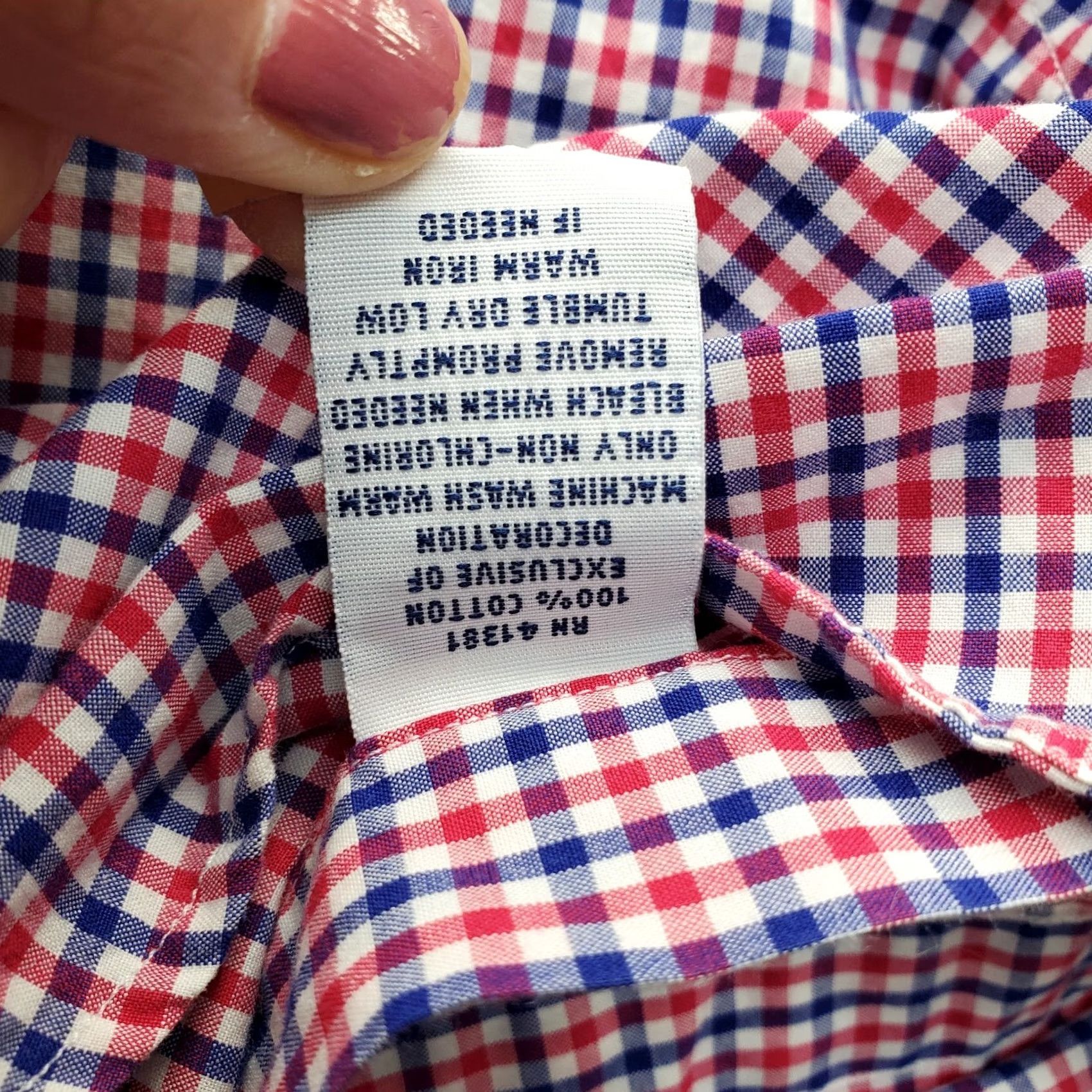 Ralph Lauren Ralph Lauren Shirt Mens M Multi Gingham Long Sleeve Pony Logo Button-Down Shirt Size US M / EU 48-50 / 2 - 7 Thumbnail
