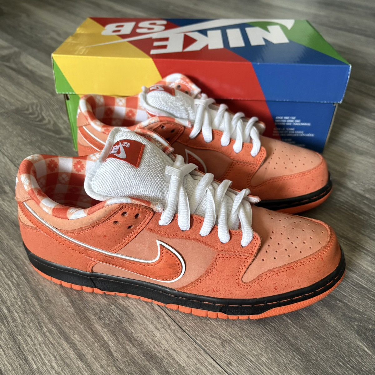 Nike SB orange lobster dunks