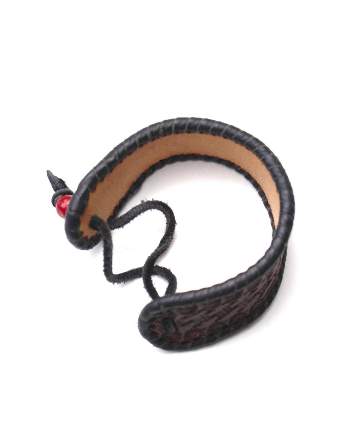 Hysteric Glamour 2000S JAPANESE HANDCRAFTED LEATHER ADJUSTABLE BRACELET Size ONE SIZE - 4 Thumbnail