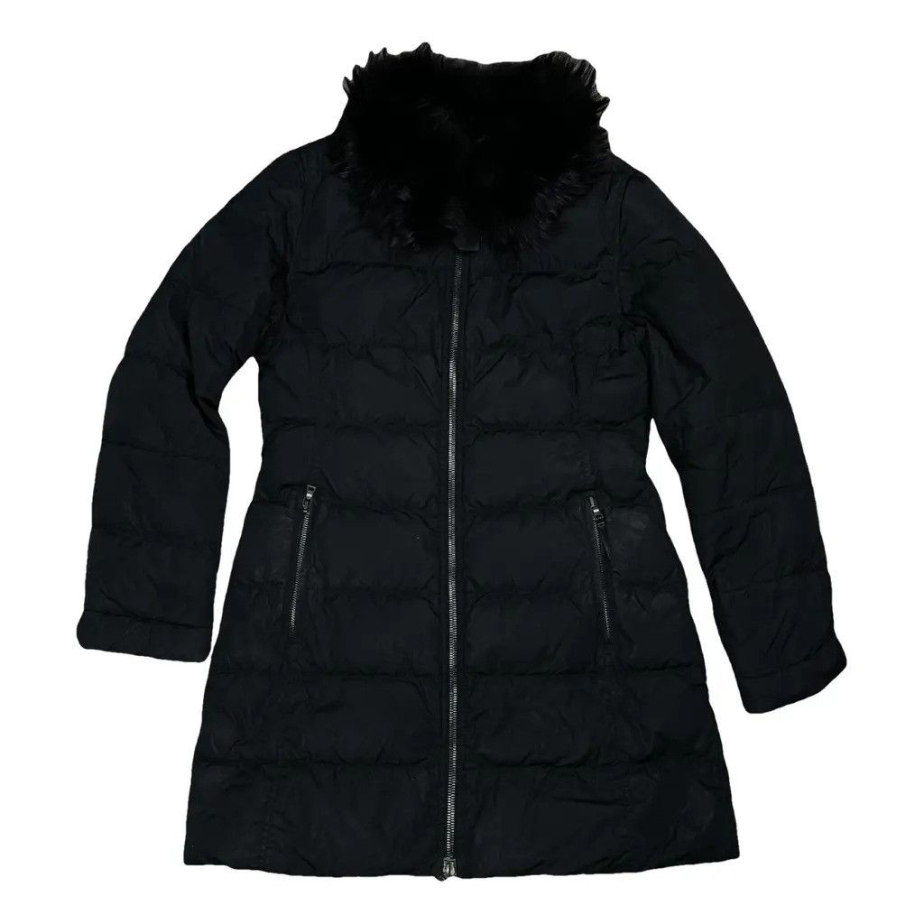 Prada puffer coat with fur