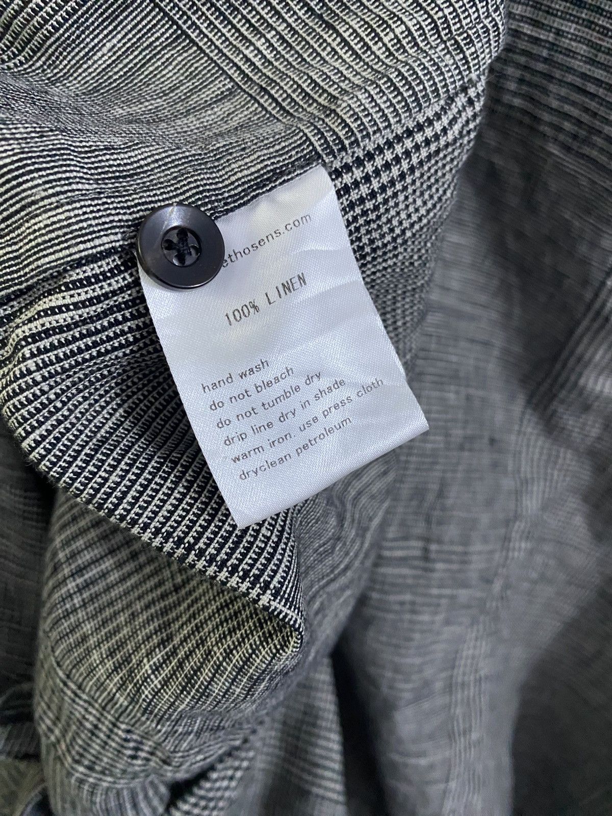 Japanese Brand ETHOSENS Flap Pockets Hidden Button Up Size US M / EU 48-50 / 2 - 13 Thumbnail