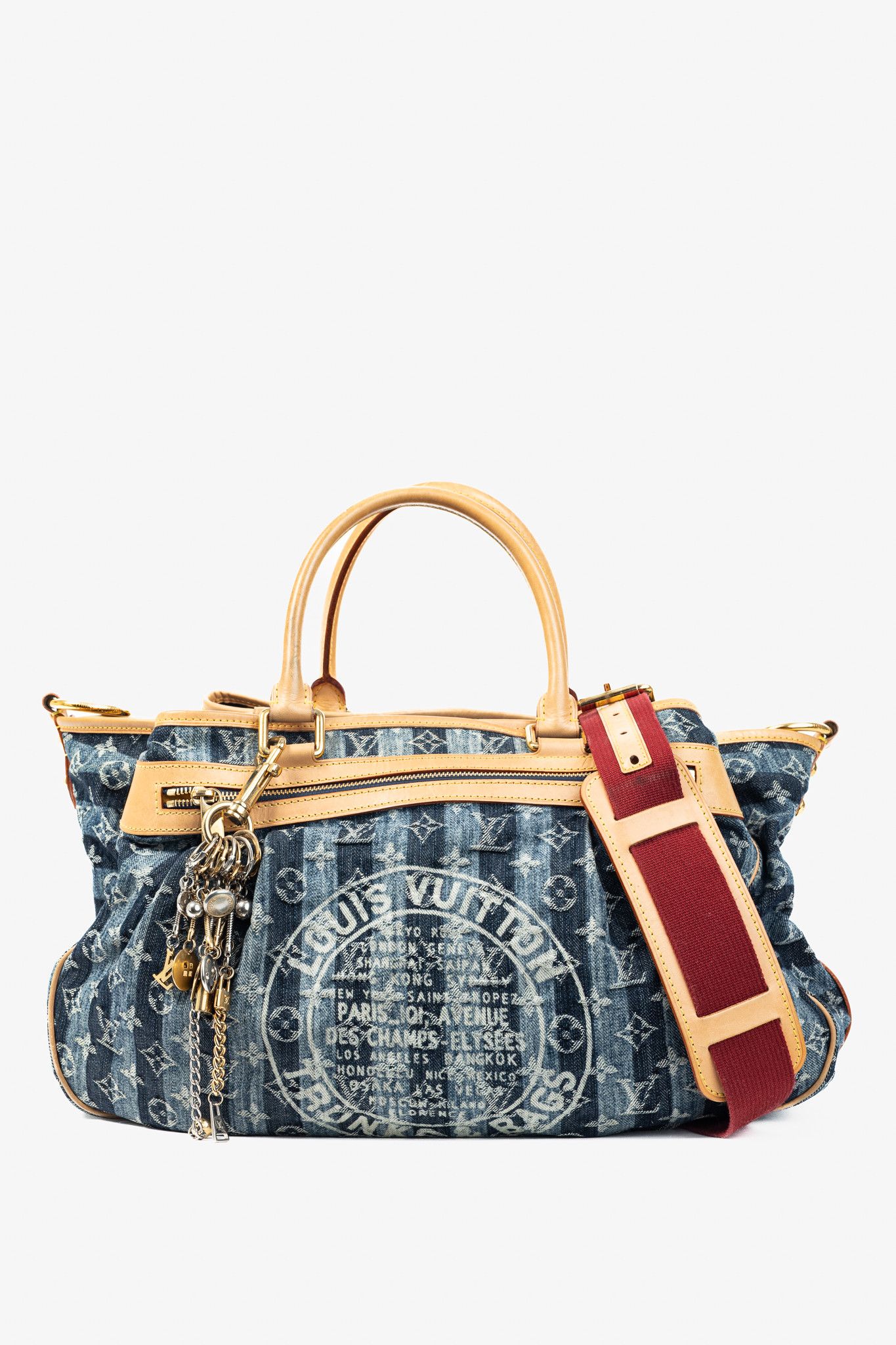 Louis Vuitton Louis Vuitton Cabas Raye GM Monogram Denim Cruise Bag Size ONE SIZE - 1 Thumbnail