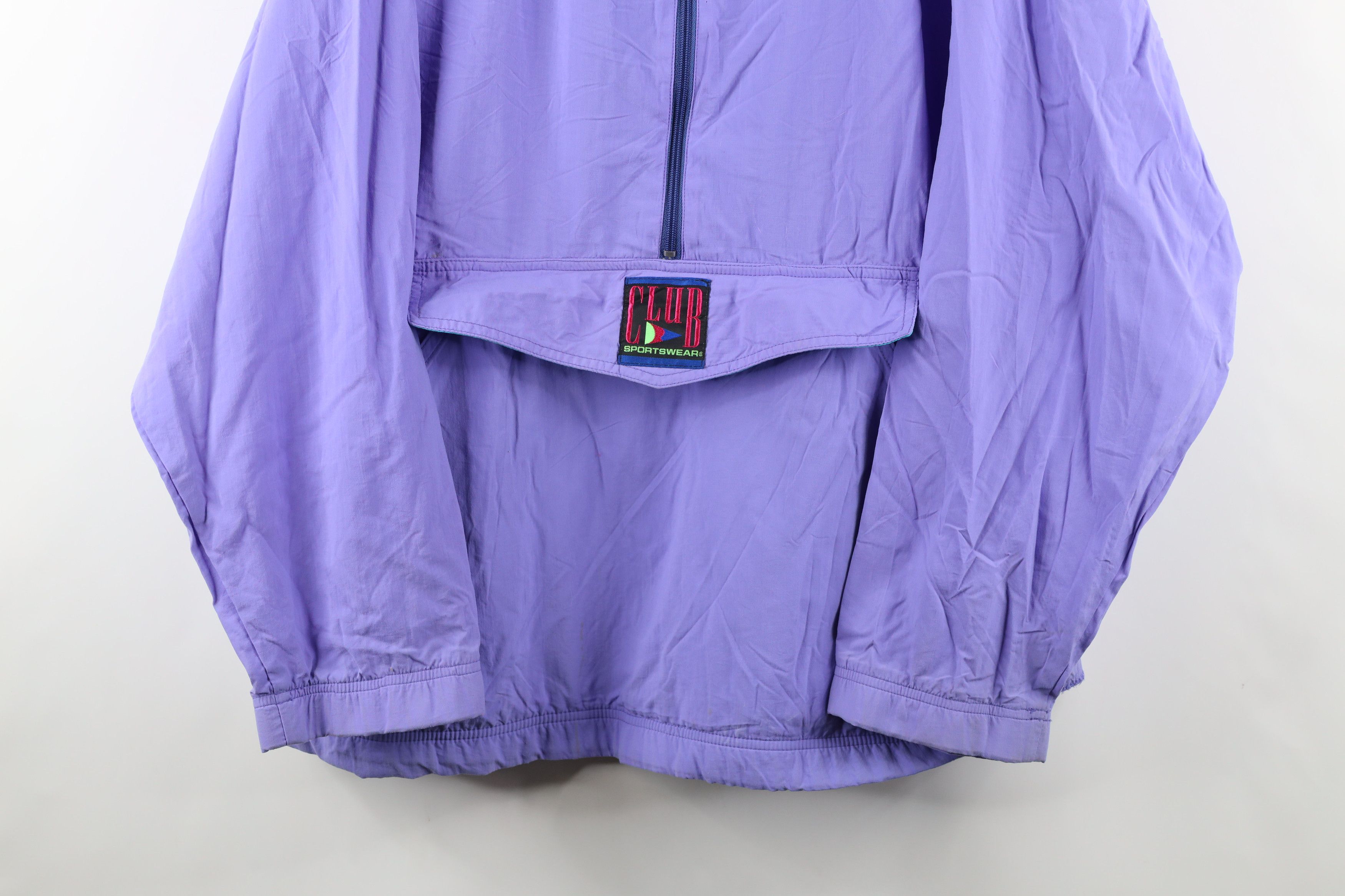 Vintage Vintage 90s Streetwear Zip Packable Windbreaker Jacket USA Size US L / EU 52-54 / 3 - 3 Thumbnail
