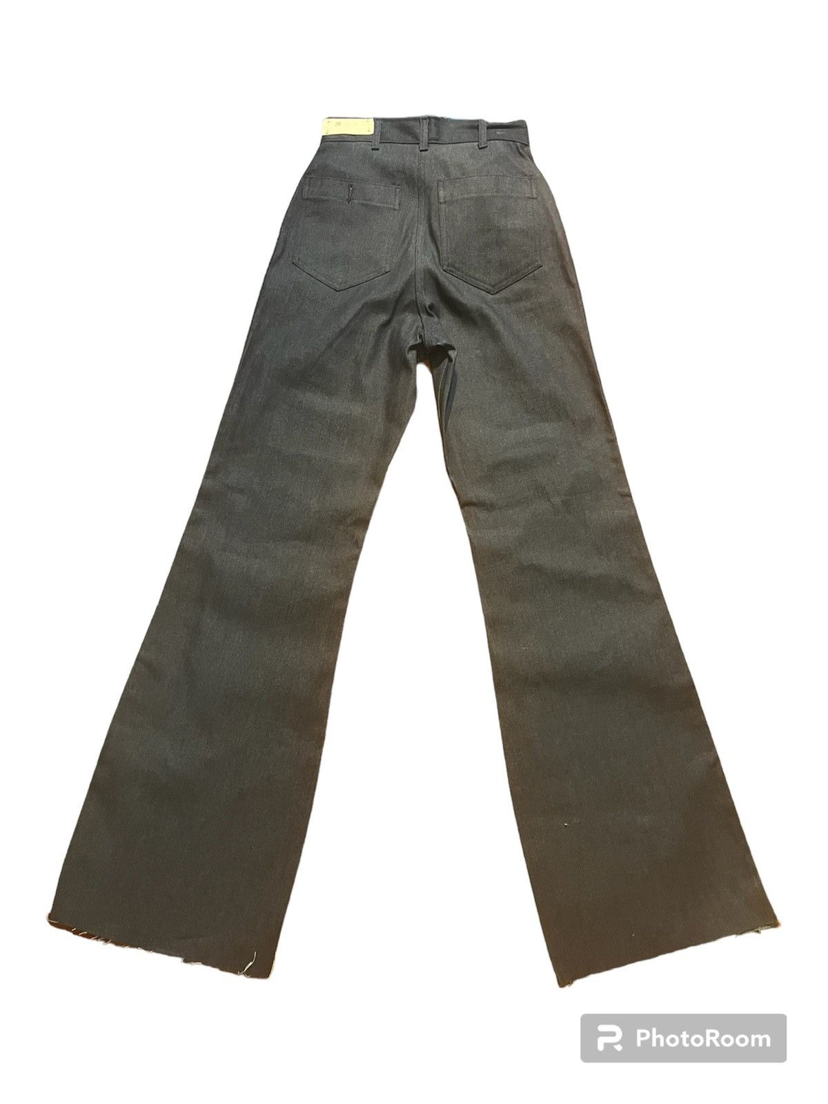 Vintage 1970s Denim Metal Studded Pant Suit by Gina Teresa | MEDIUM main image 0