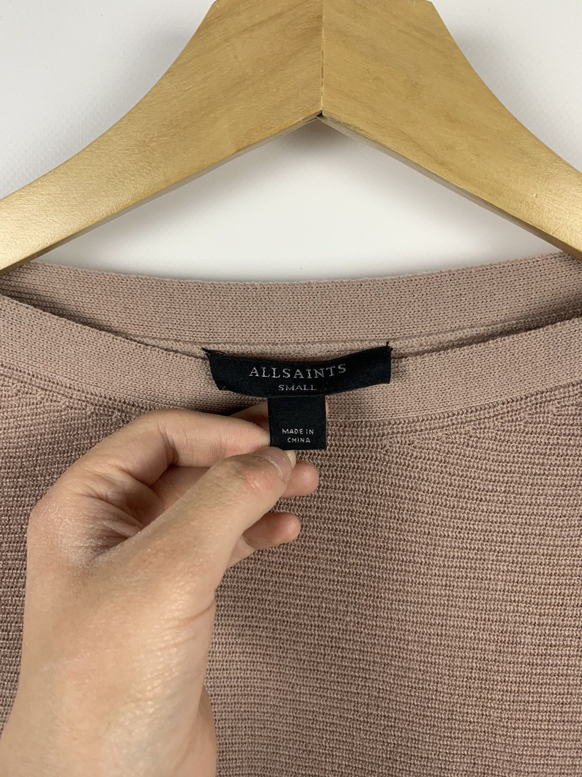 Allsaints Allsaints Knit Wool Cashmere Sweater Size S Raven Jumper Size S / US 4 / IT 40 - 9 Thumbnail