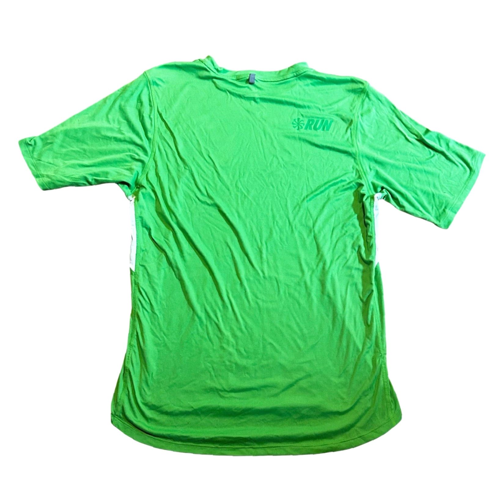 Nike Nike Dri Fit Athletic T Shirt Mens Green Short Sleeve Crew Neck Running Medium Size US M / EU 48-50 / 2 - 6 Thumbnail