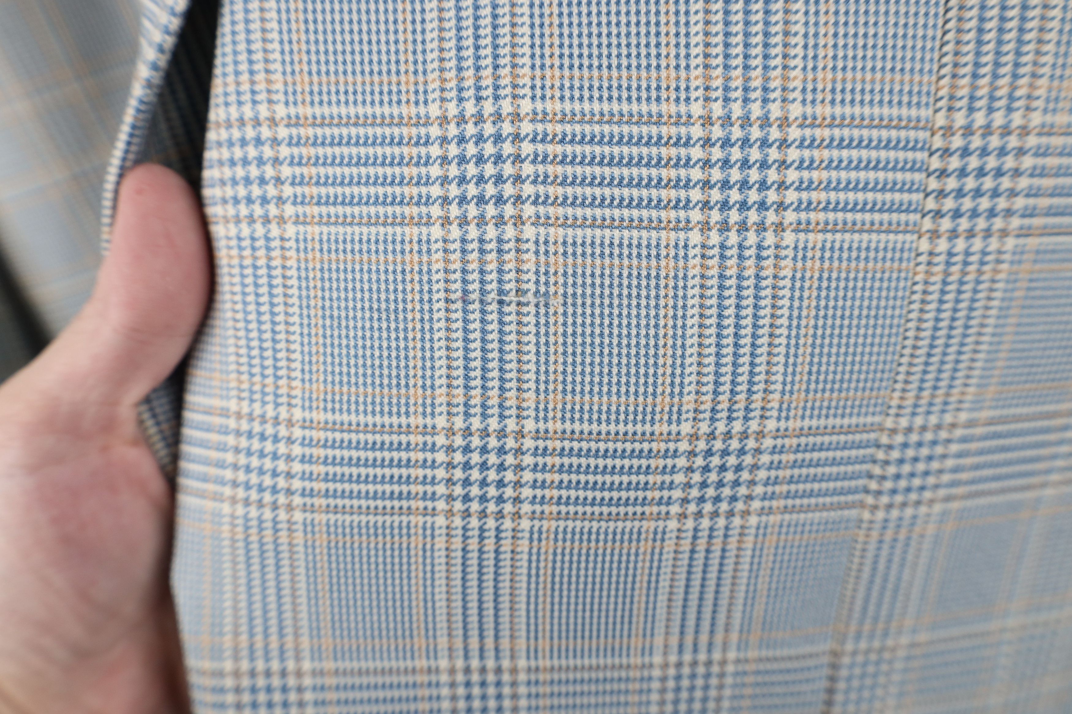 Vintage Vintage 90s Streetwear Plaid Knit Suit Coat Blazer Jacket Size US XXL / EU 58 / 5 - 5 Thumbnail