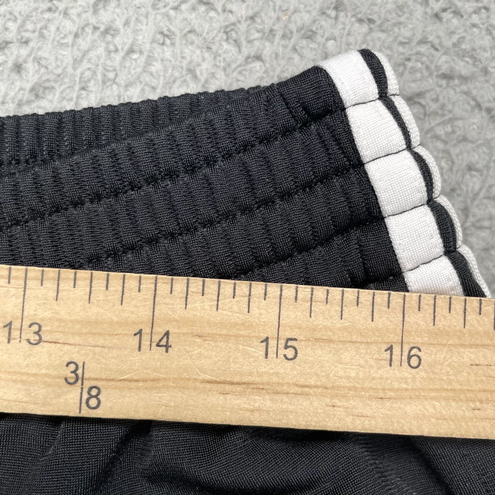 Adidas VINTAGE adidas Track Pants Women XL Black Running Soccer Training Sportswear 90s Size 26" / US 2 / IT 38 - 2 Thumbnail