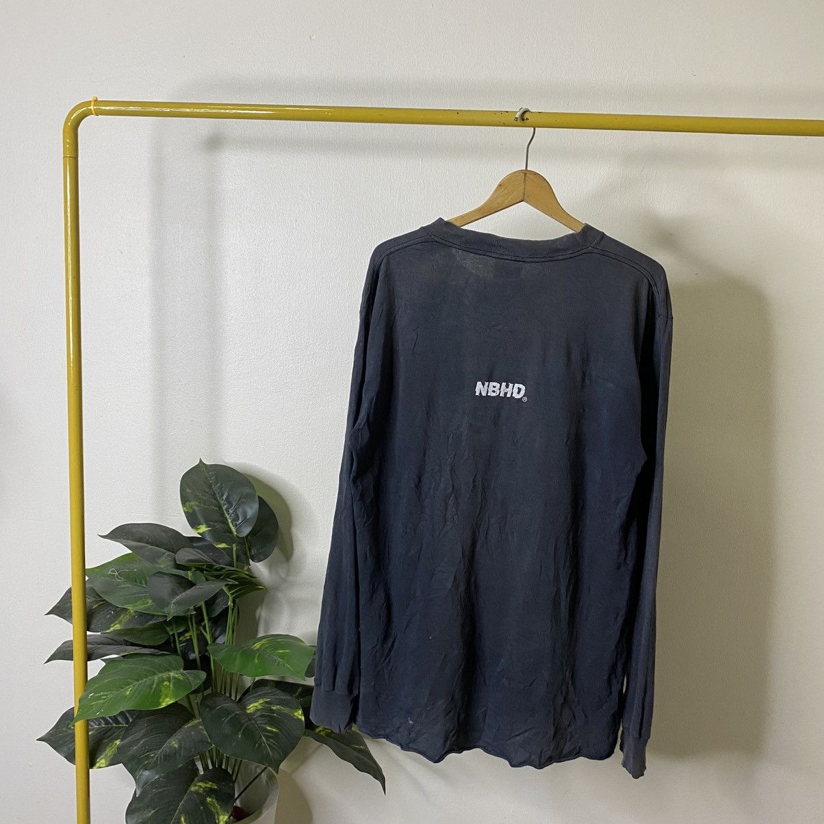 Neighborhood Early 2000s Neighborhood Faded Black LS T Shirt Size US L / EU 52-54 / 3 - 5 Thumbnail