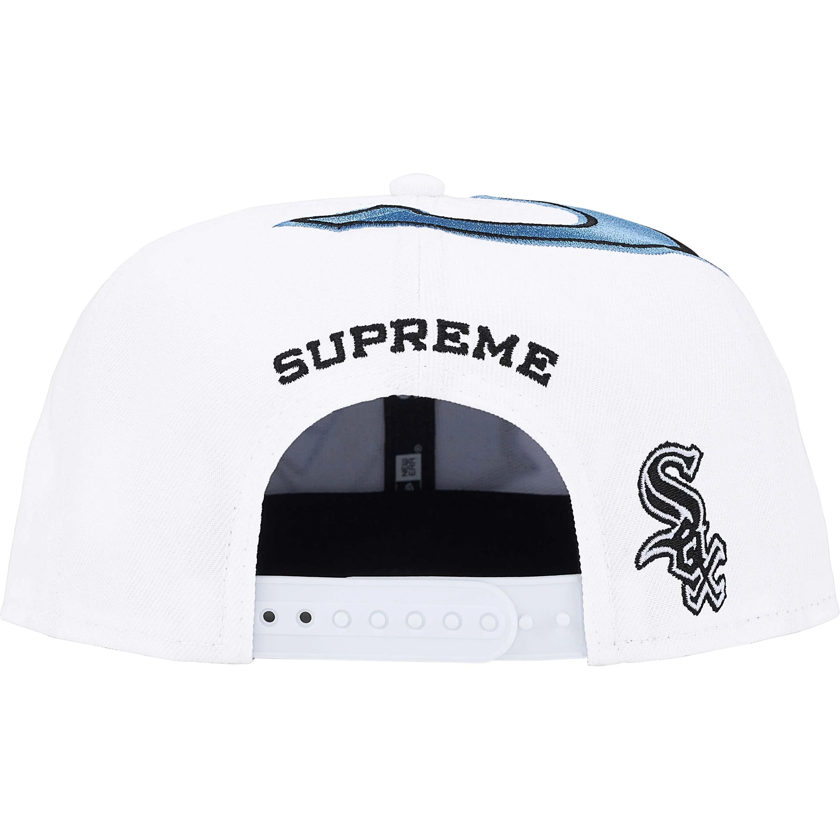 MLB × Supreme Supreme Chicago White Sox Adjustable New Era Size ONE SIZE - 4 Thumbnail