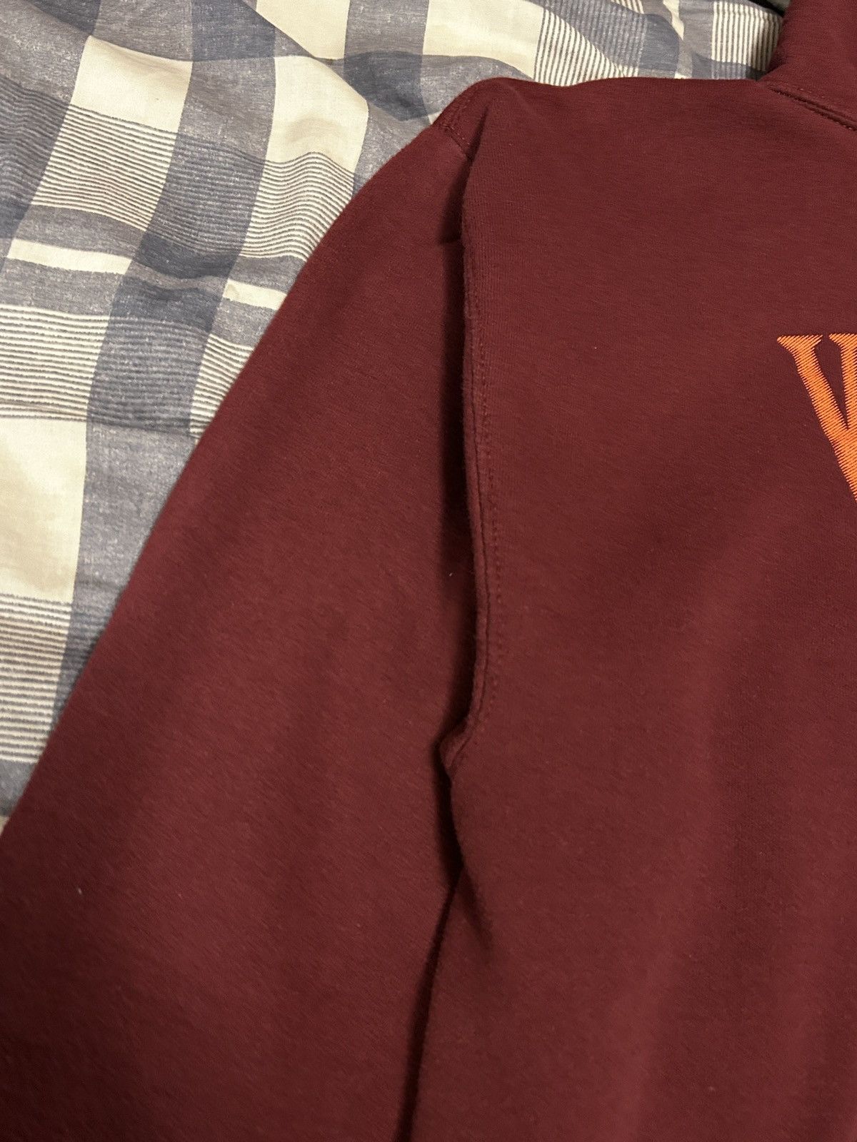 Jerzees × Vintage MAROON VIRGINIA TECH HOODIE Size US L / EU 52-54 / 3 - 4 Thumbnail