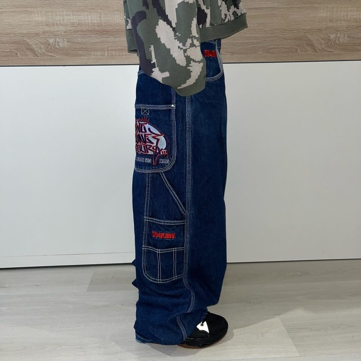 JNCO jnco style jeans 594 y2k🗡️ Size US 31 - 1 Thumbnail