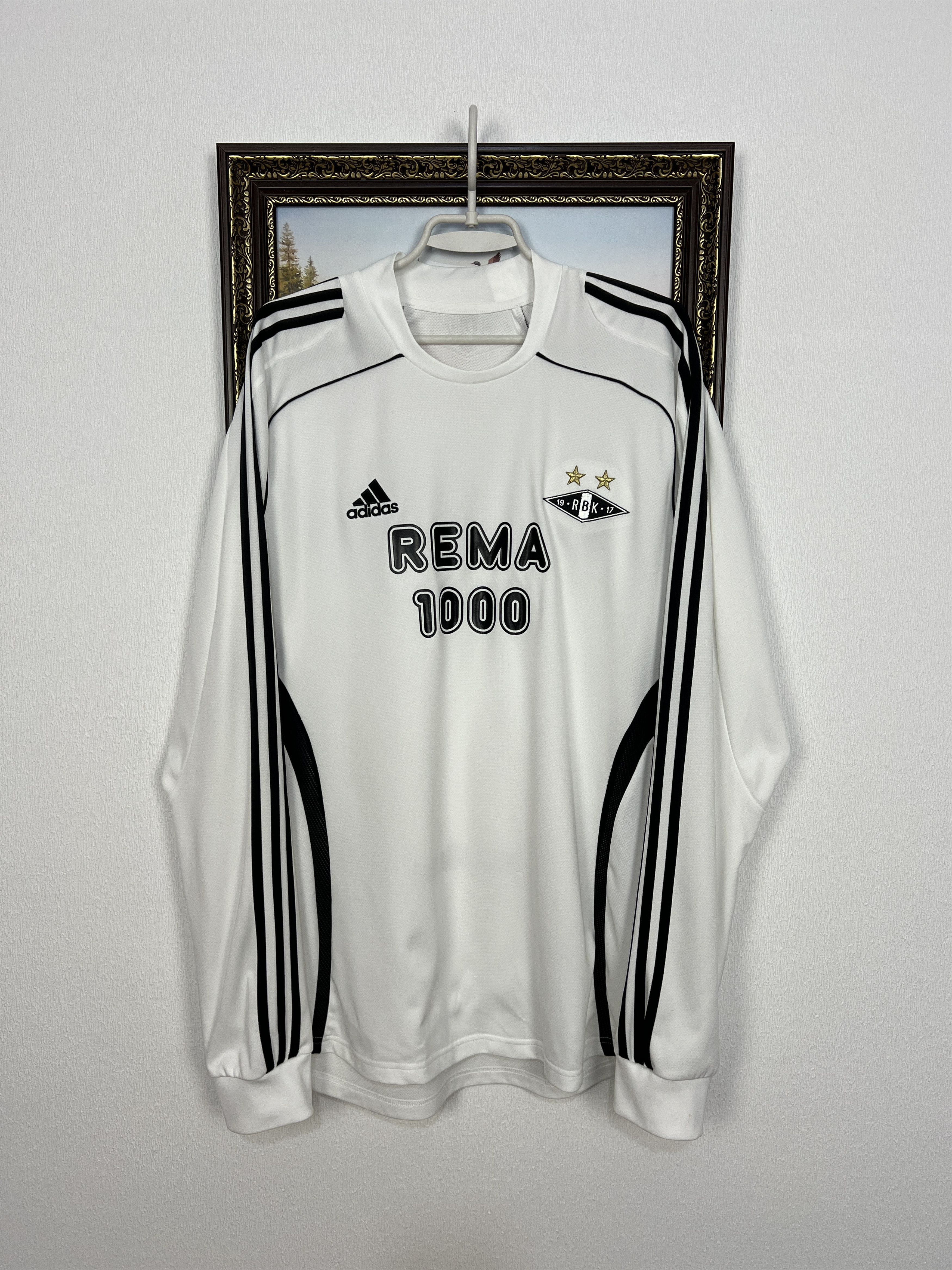 Adidas Rosenborg Home football shirt 2008 Soccer Adidas Long Sleeve Size US XL / EU 56 / 4 - 1 Thumbnail
