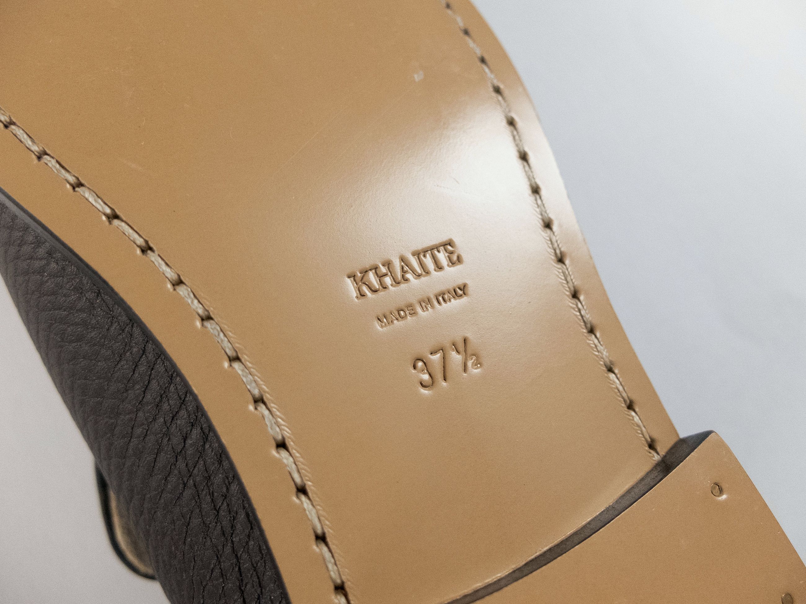 KHAITE KHAITE The Alessio brown leather loafers 7.5 37.5 Size US 7.5 / IT 37.5 - 9 Thumbnail