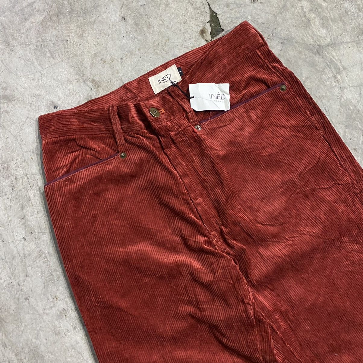 Designer × Yohji Yamamoto Dead stock💫 Ined by Yohji Yamamoto corduroy pants Size US 27 - 3 Thumbnail